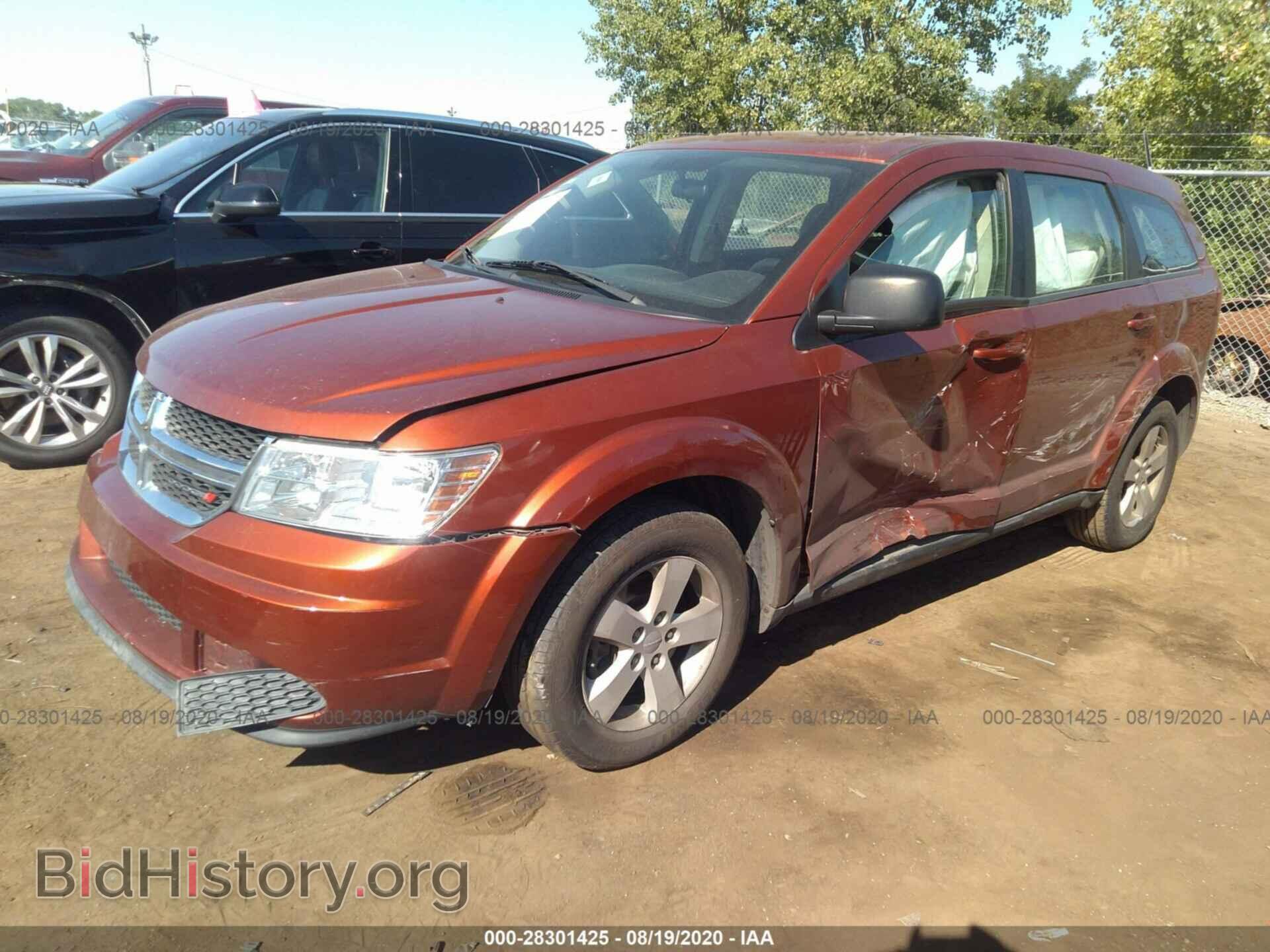 2013 DODGE JOURNEY - VIN: 3C4PDCAB3DT599893 - Фото 2