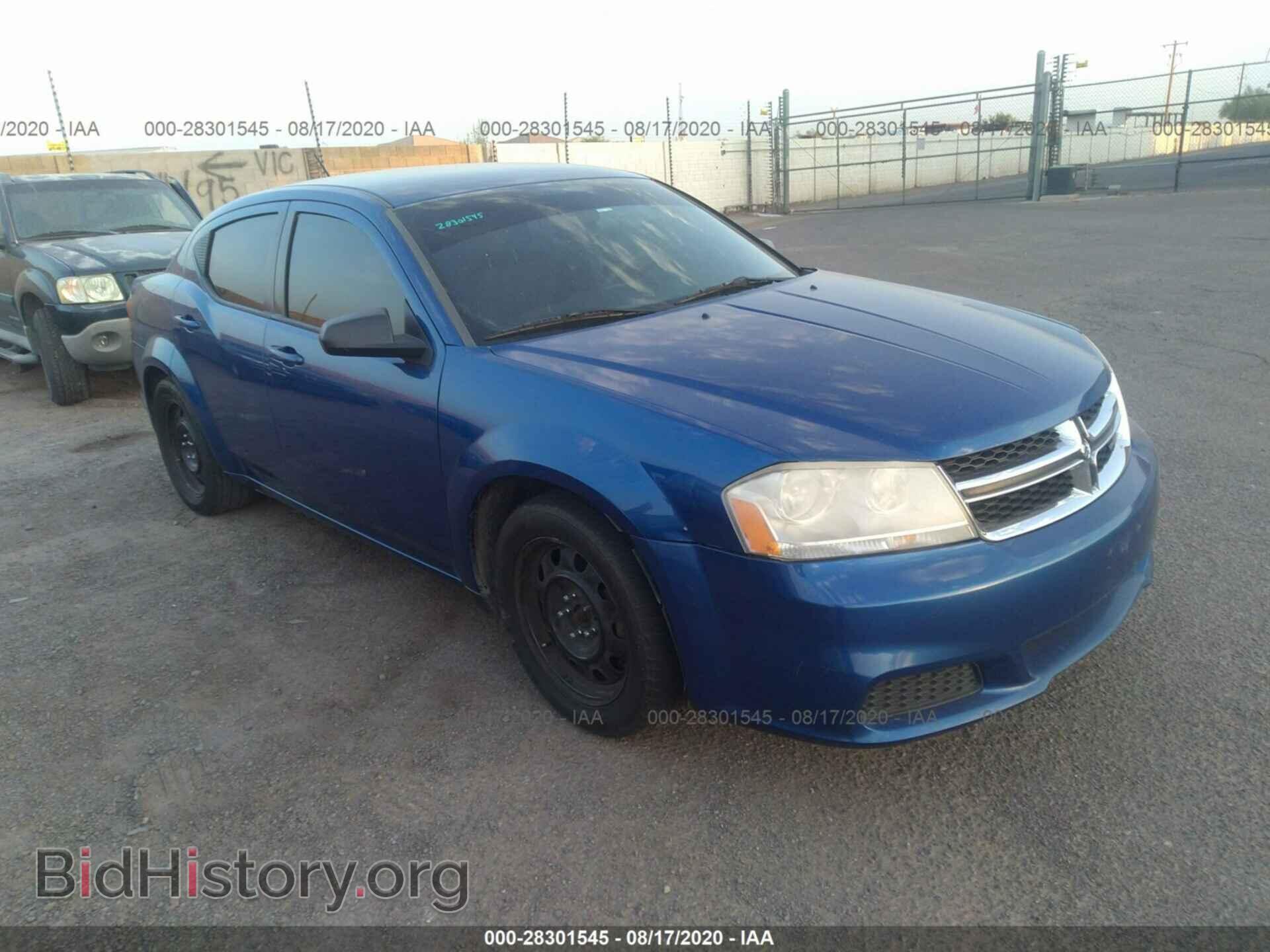 Photo 1C3CDZABXCN289857 - DODGE AVENGER 2012