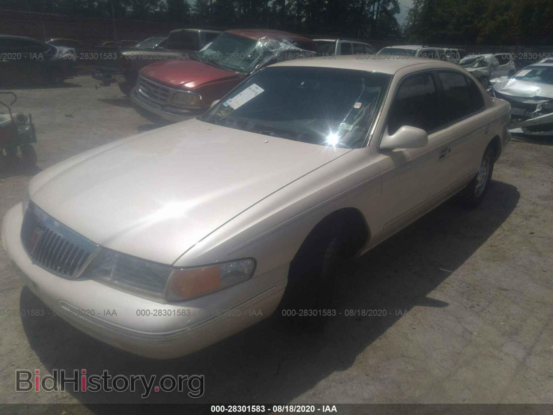 1997 LINCOLN CONTINENTAL - VIN: 1LNLM97V1VY623669 - Фото 2