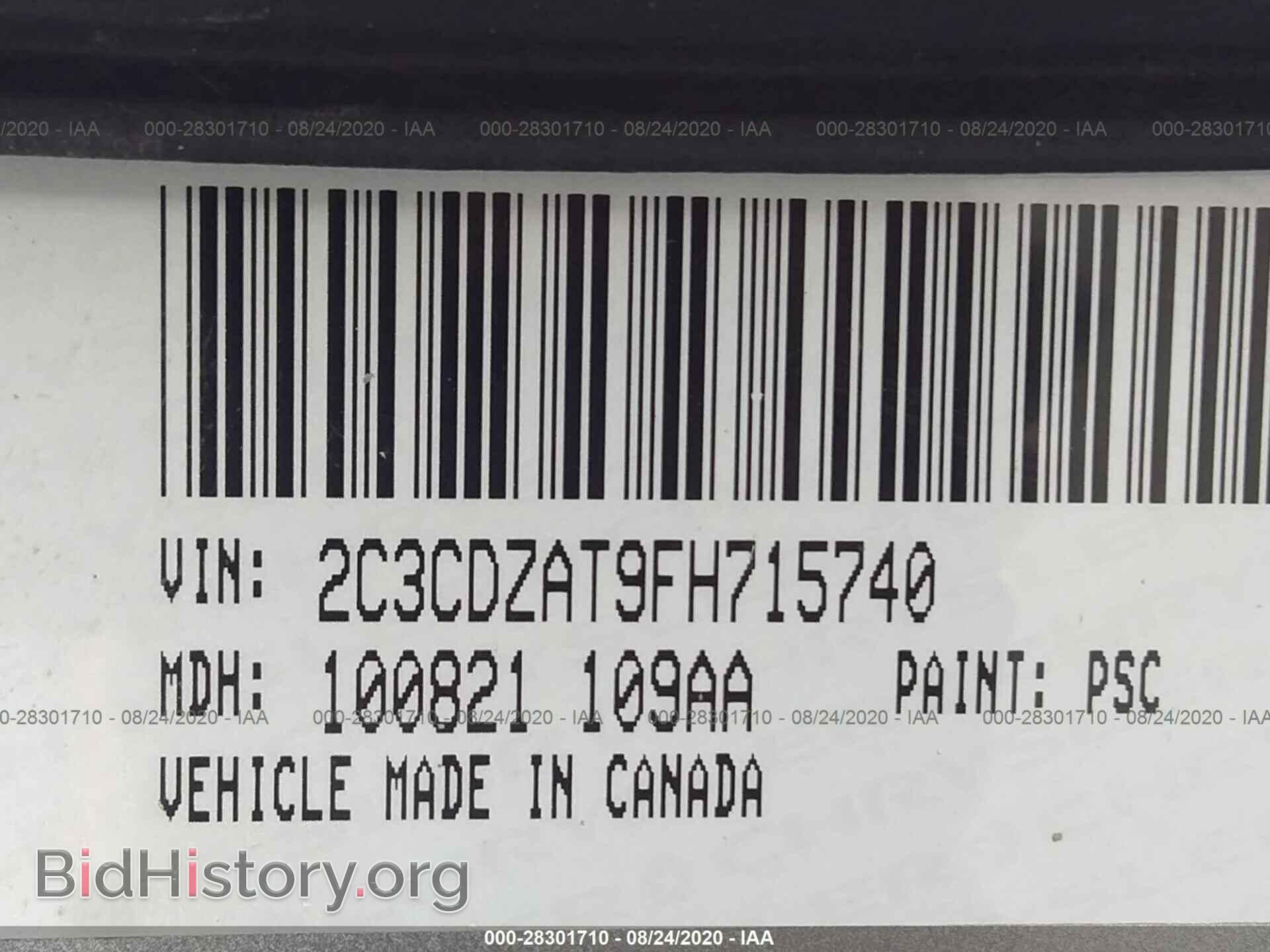 2015 DODGE CHALLENGER - VIN: 2C3CDZAT9FH715740 - Photo 9