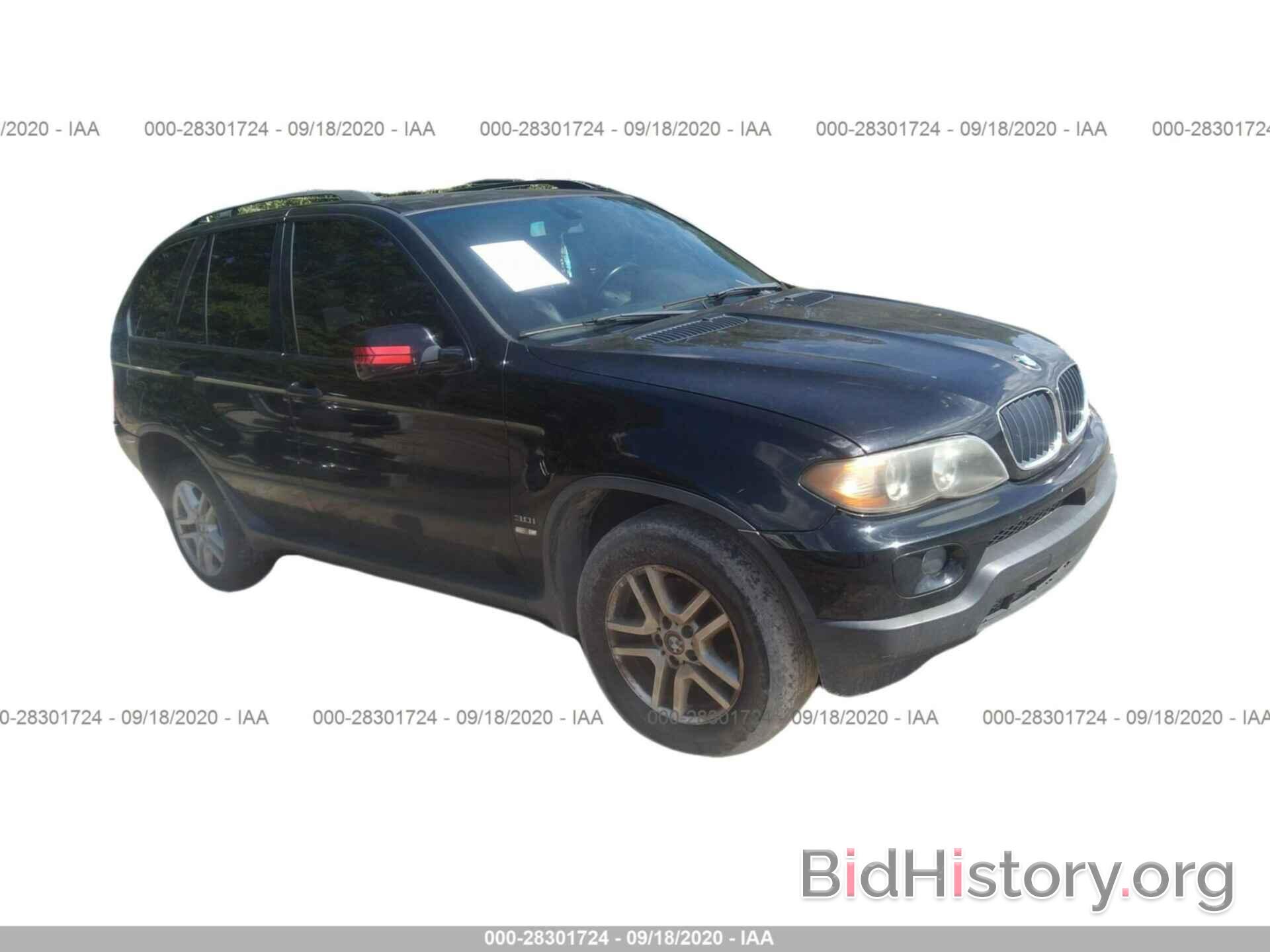 Photo 5UXFA13514LU40607 - BMW X5 2004