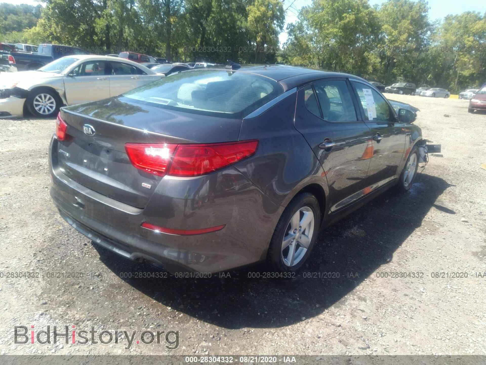 2014 KIA OPTIMA - VIN: 5XXGM4A70EG346416 - Фото 4