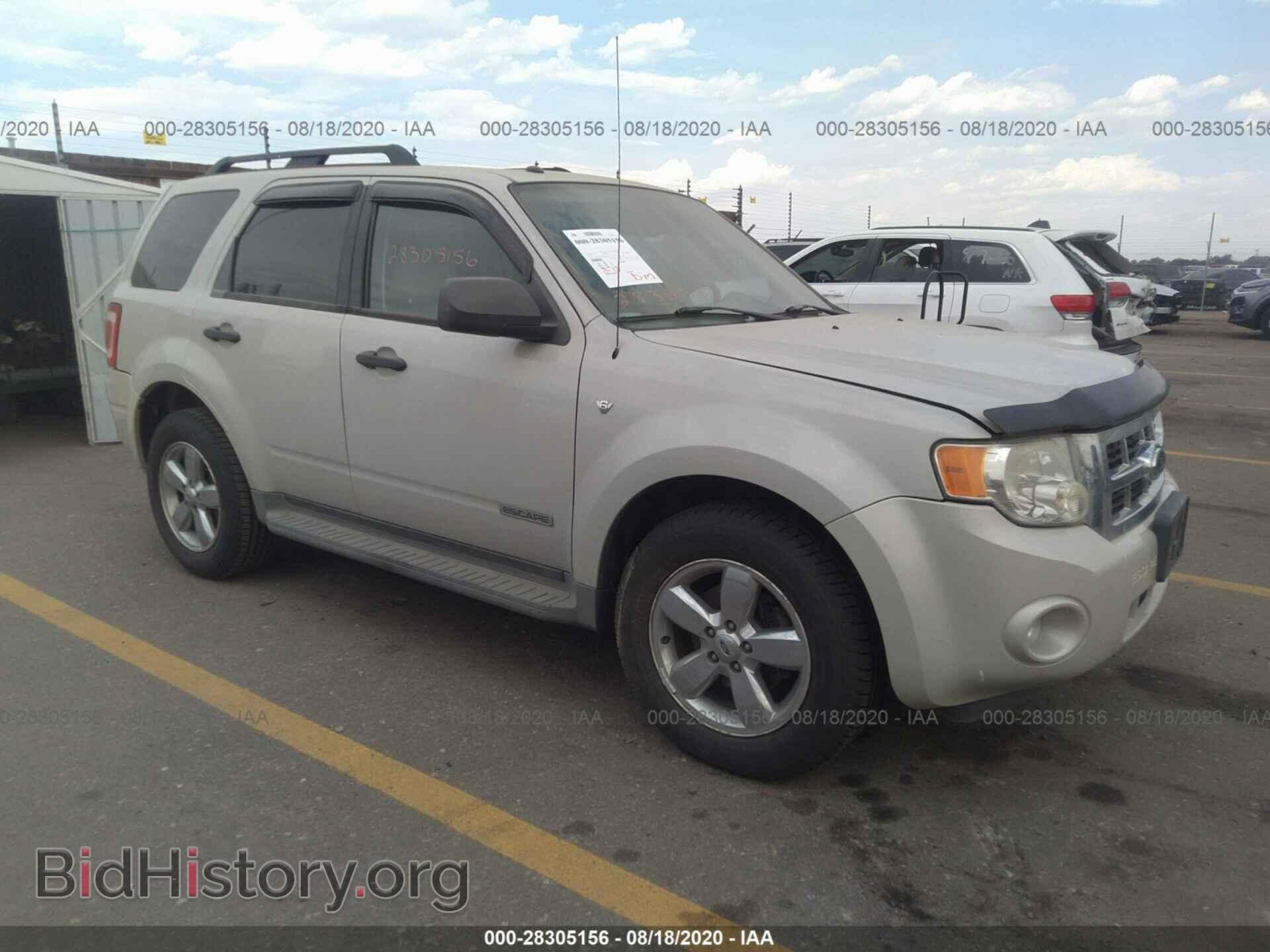Фотография 1FMCU03108KC65518 - FORD ESCAPE 2008
