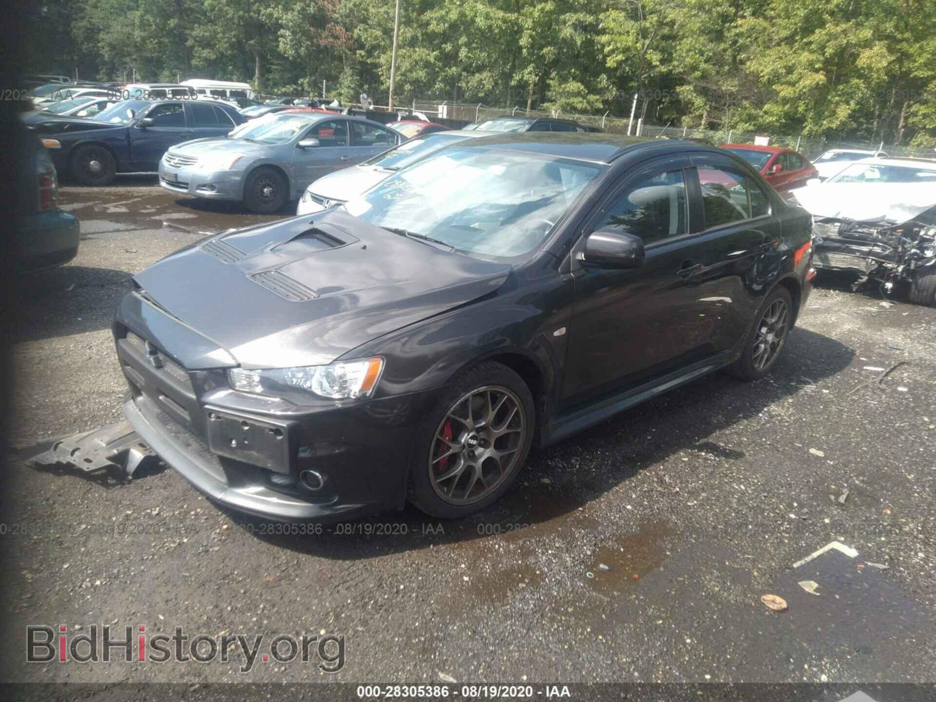 2014 MITSUBISHI LANCER EVOLUTION - VIN: JA32W5FV7EU007713 - Фото 2