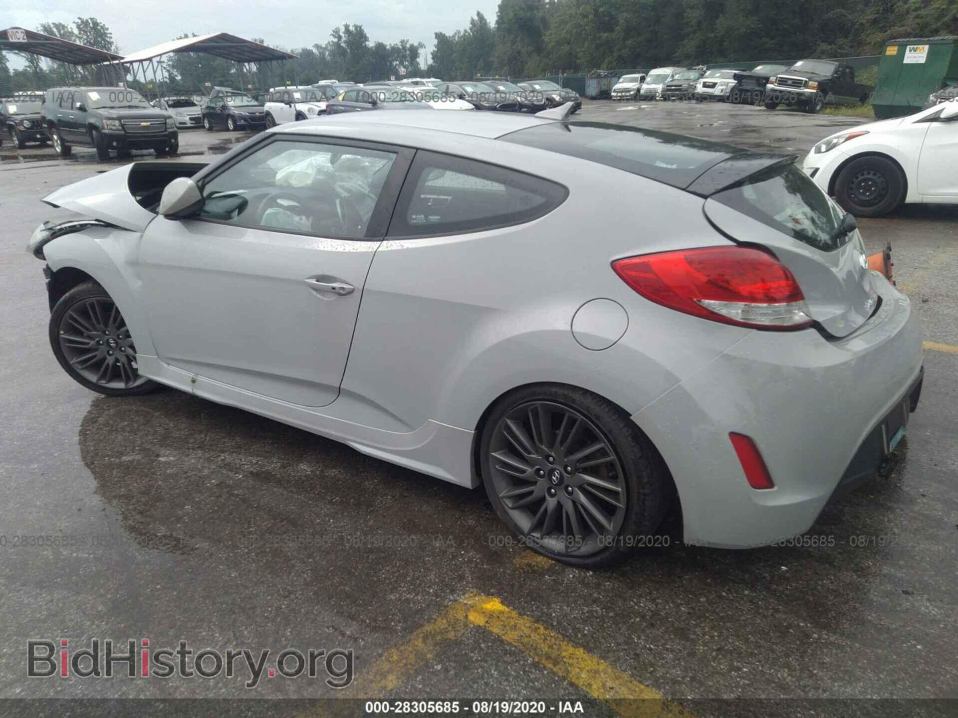 2013 HYUNDAI VELOSTER - VIN: KMHTC6AD7DU128657 - Фото 3