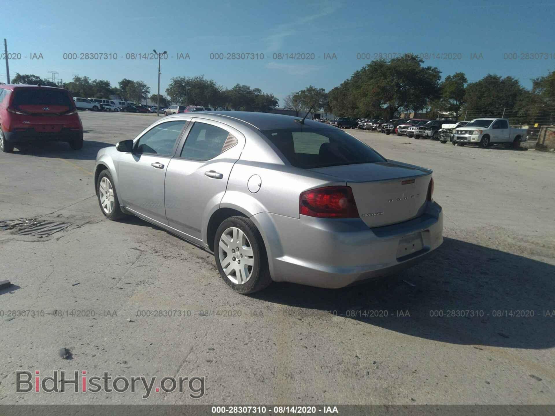 2013 DODGE AVENGER - VIN: 1C3CDZCB2DN582165 - Фото 3