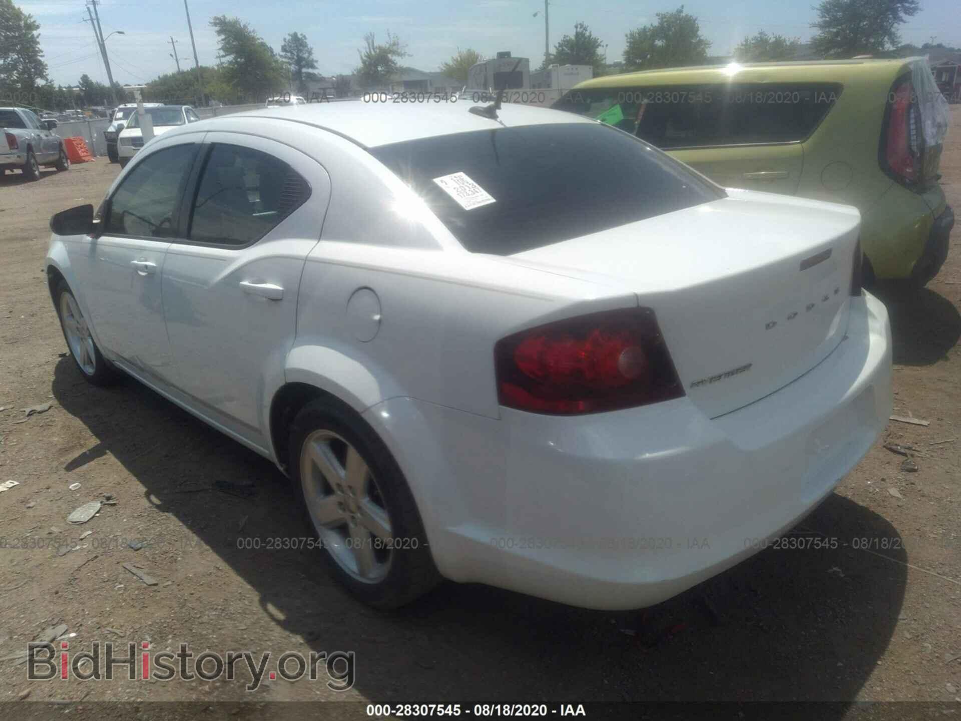 2013 DODGE AVENGER - VIN: 1C3CDZABXDN551295 - Фото 3