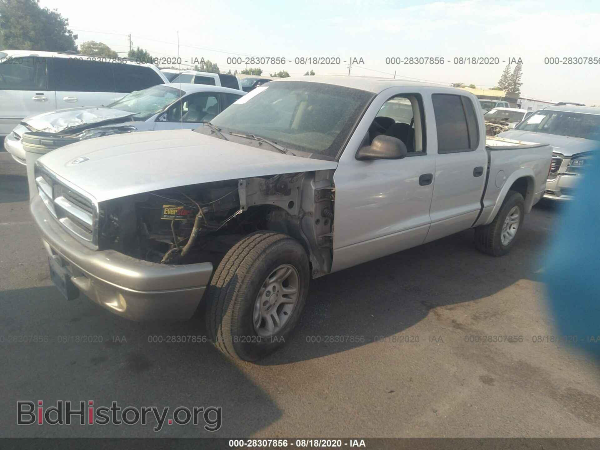 2004 DODGE DAKOTA - VIN: 1D7HL48NX4S717622 - Фото 2