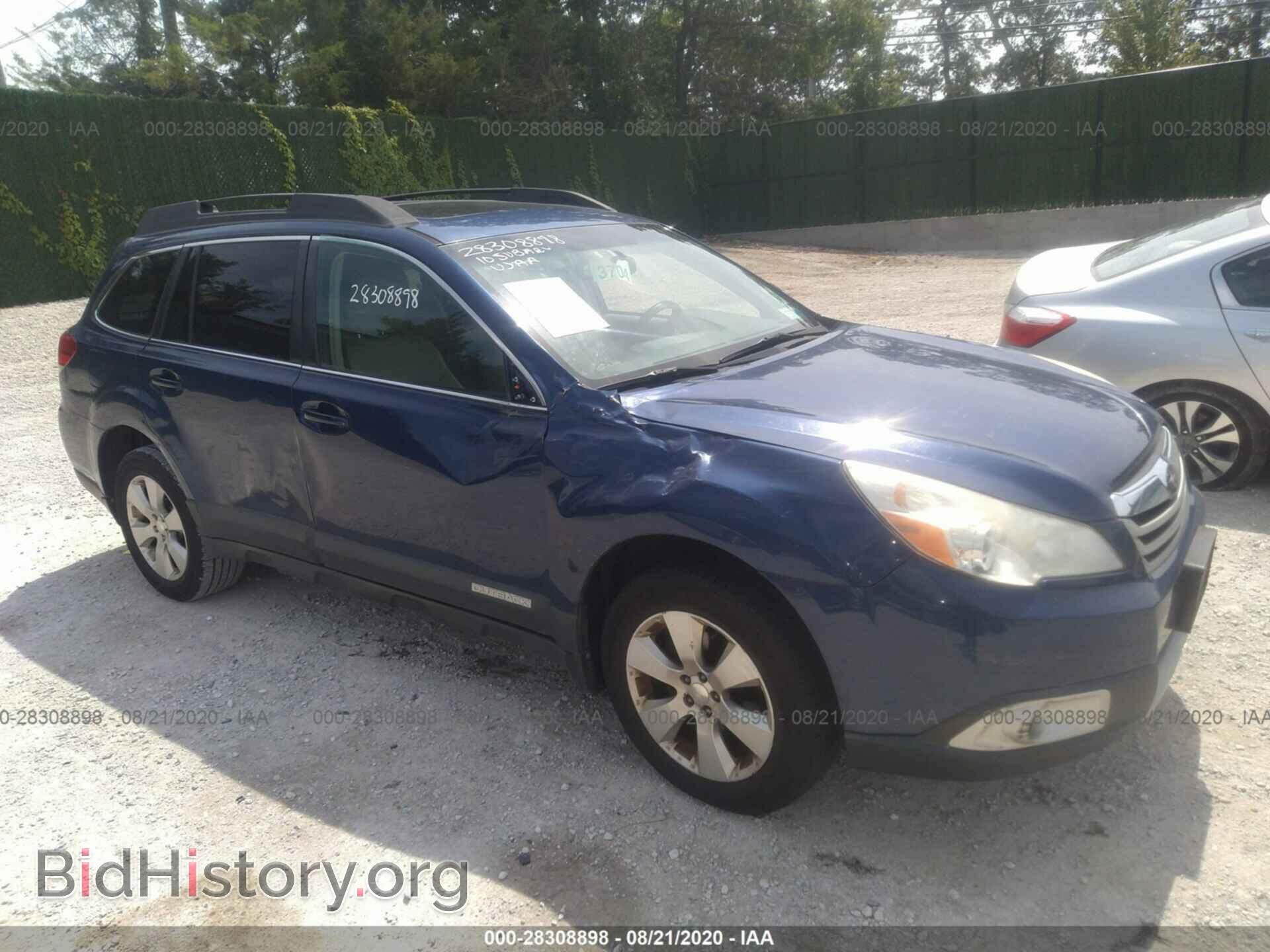 Фотография 4S4BRBLCXA3349663 - SUBARU OUTBACK 2010