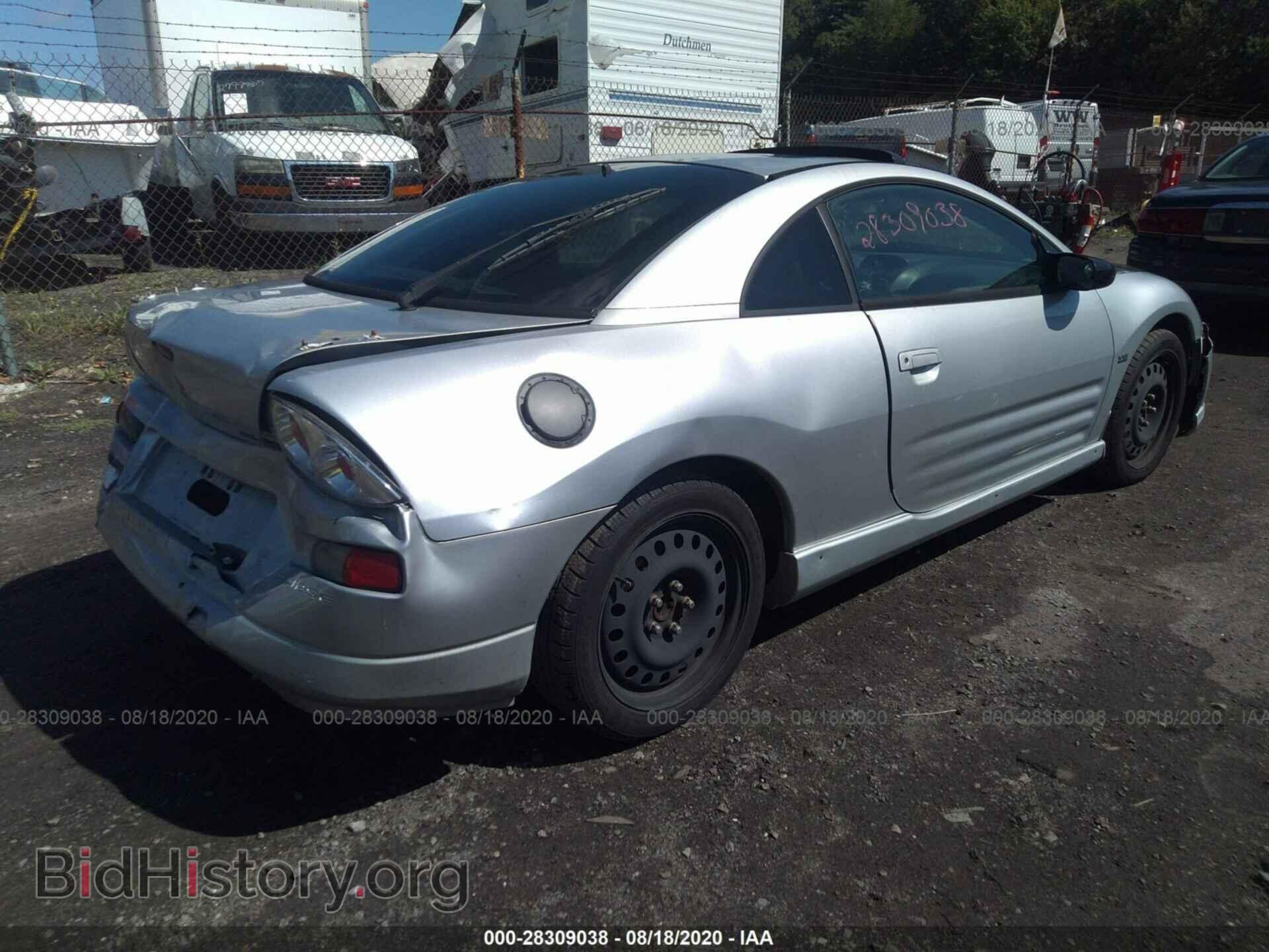 2001 MITSUBISHI ECLIPSE - VIN: 4A3AC54H71E074462 - Фото 4