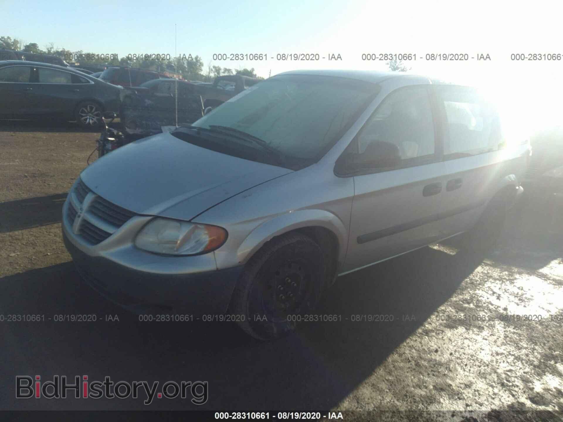 2005 DODGE CARAVAN - VIN: 1D1GP25B95B2 - Фото 2