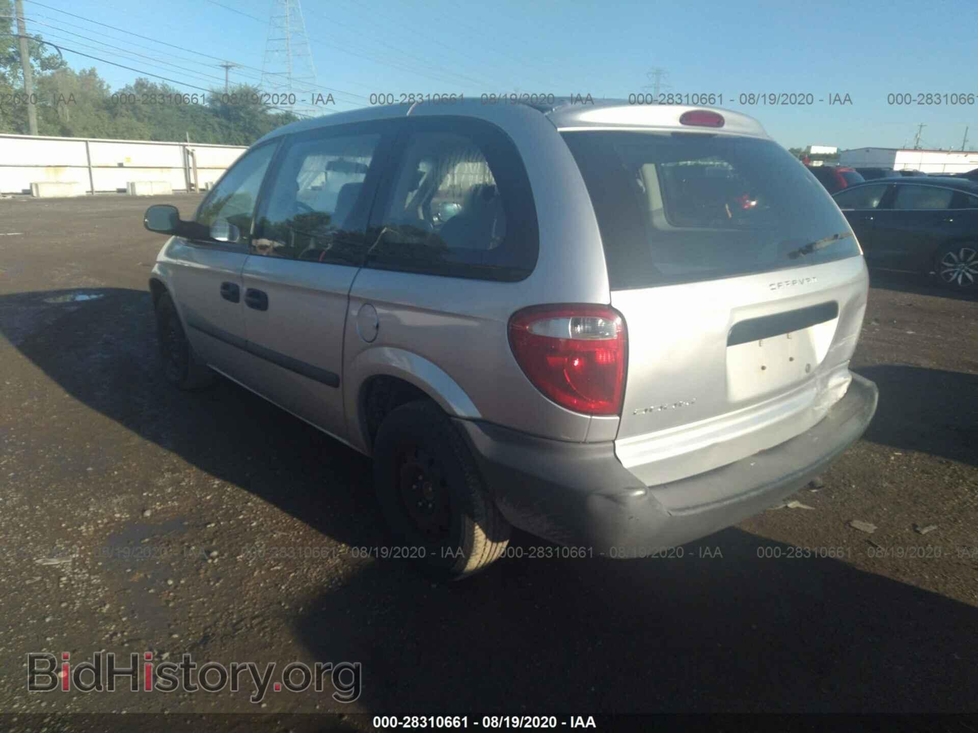 2005 DODGE CARAVAN - VIN: 1D1GP25B95B2 - Фото 3