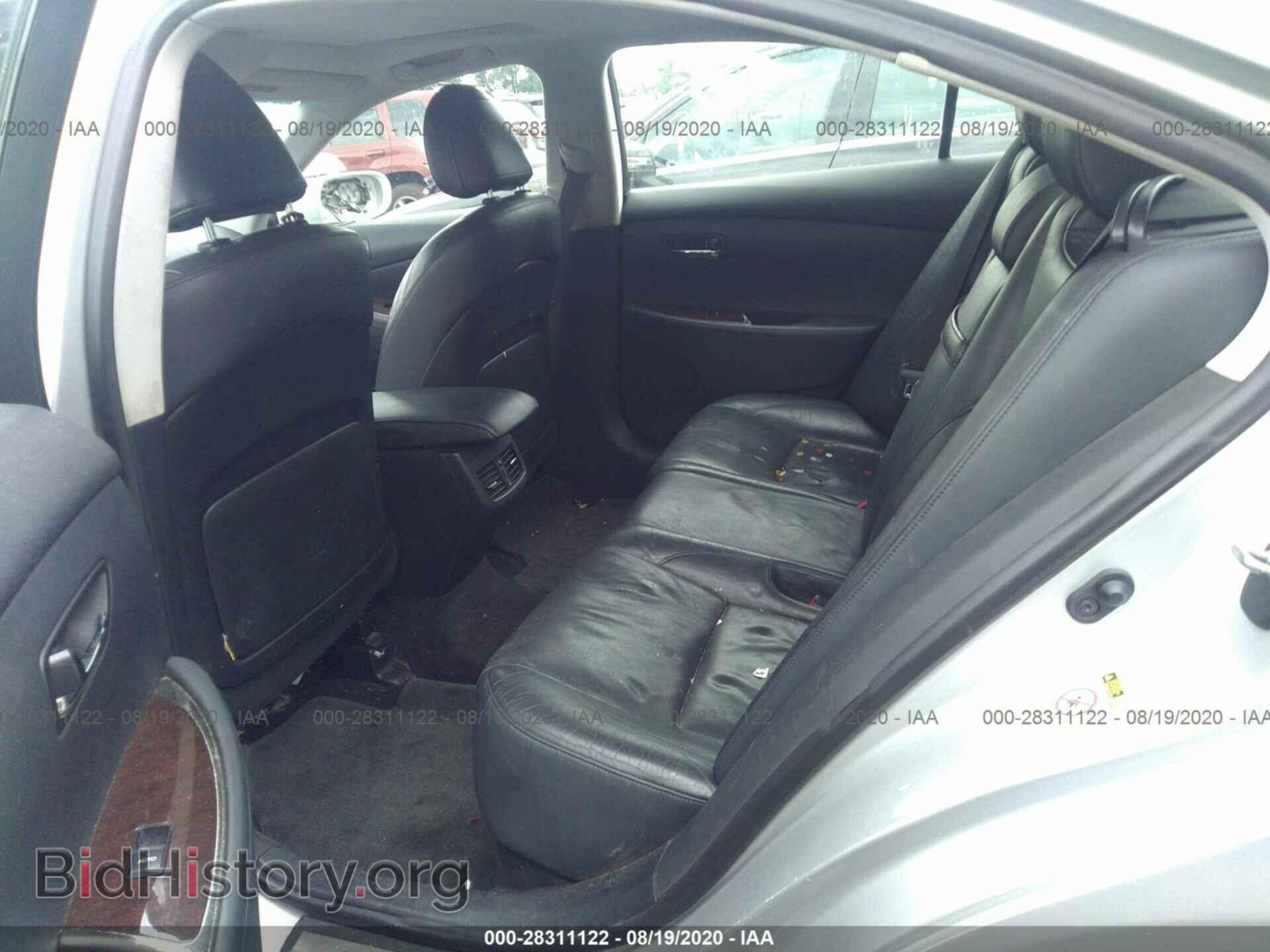 2011 LEXUS ES 350 - VIN: JTHBK1EG7B2436056 - Фото 8