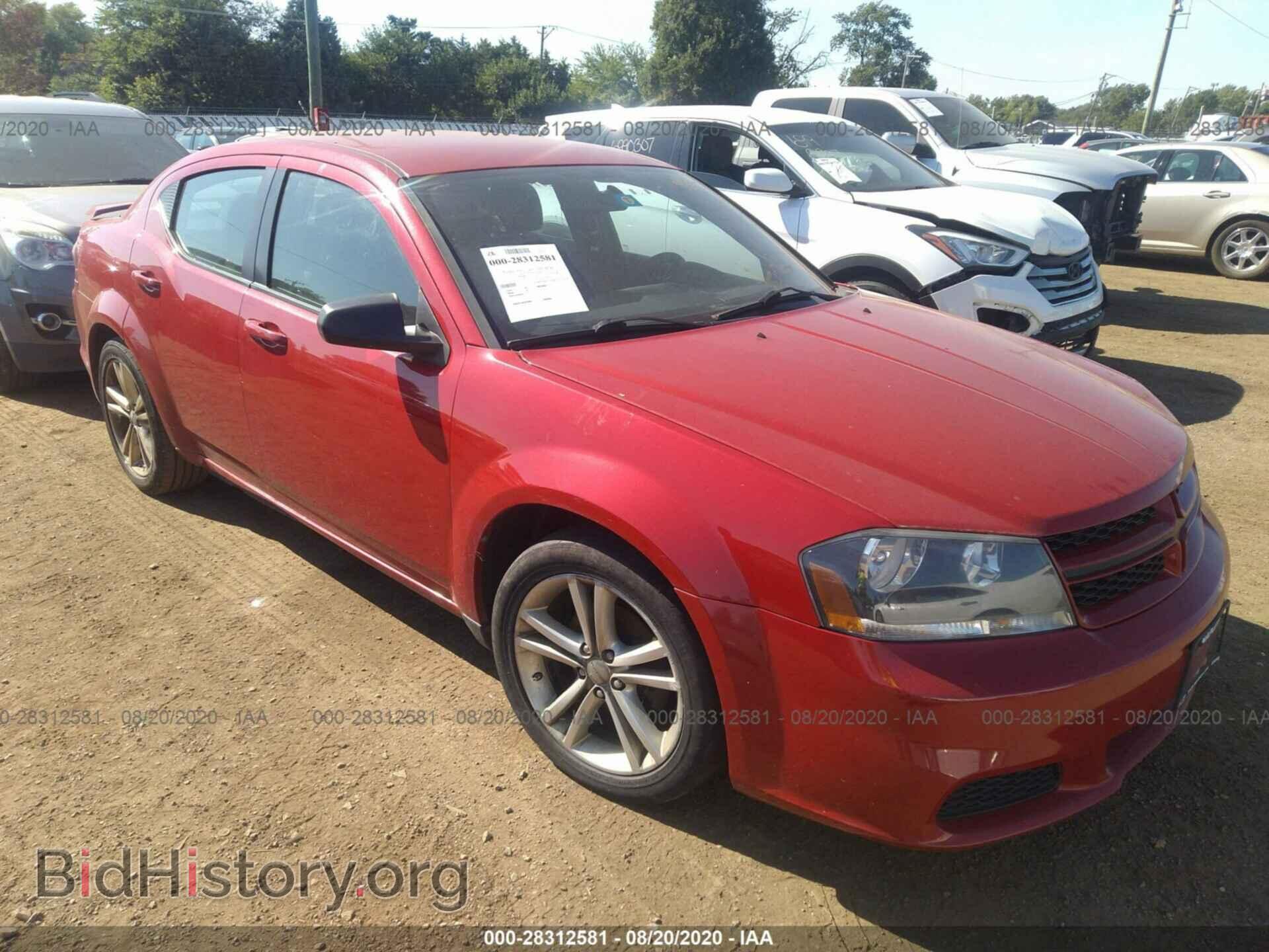 Photo 1C3CDZAG0DN749105 - DODGE AVENGER 2013