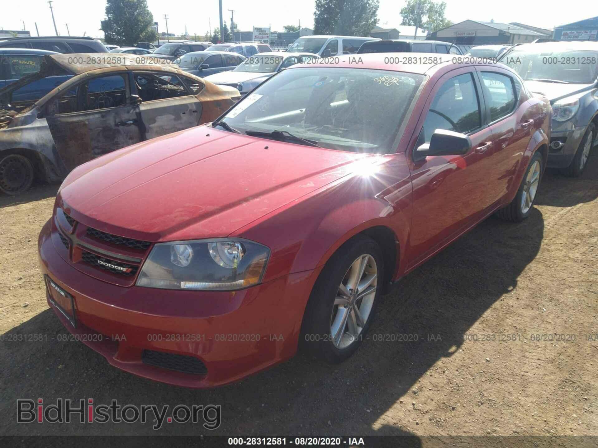 2013 DODGE AVENGER - VIN: 1C3CDZAG0DN749105 - Фото 2