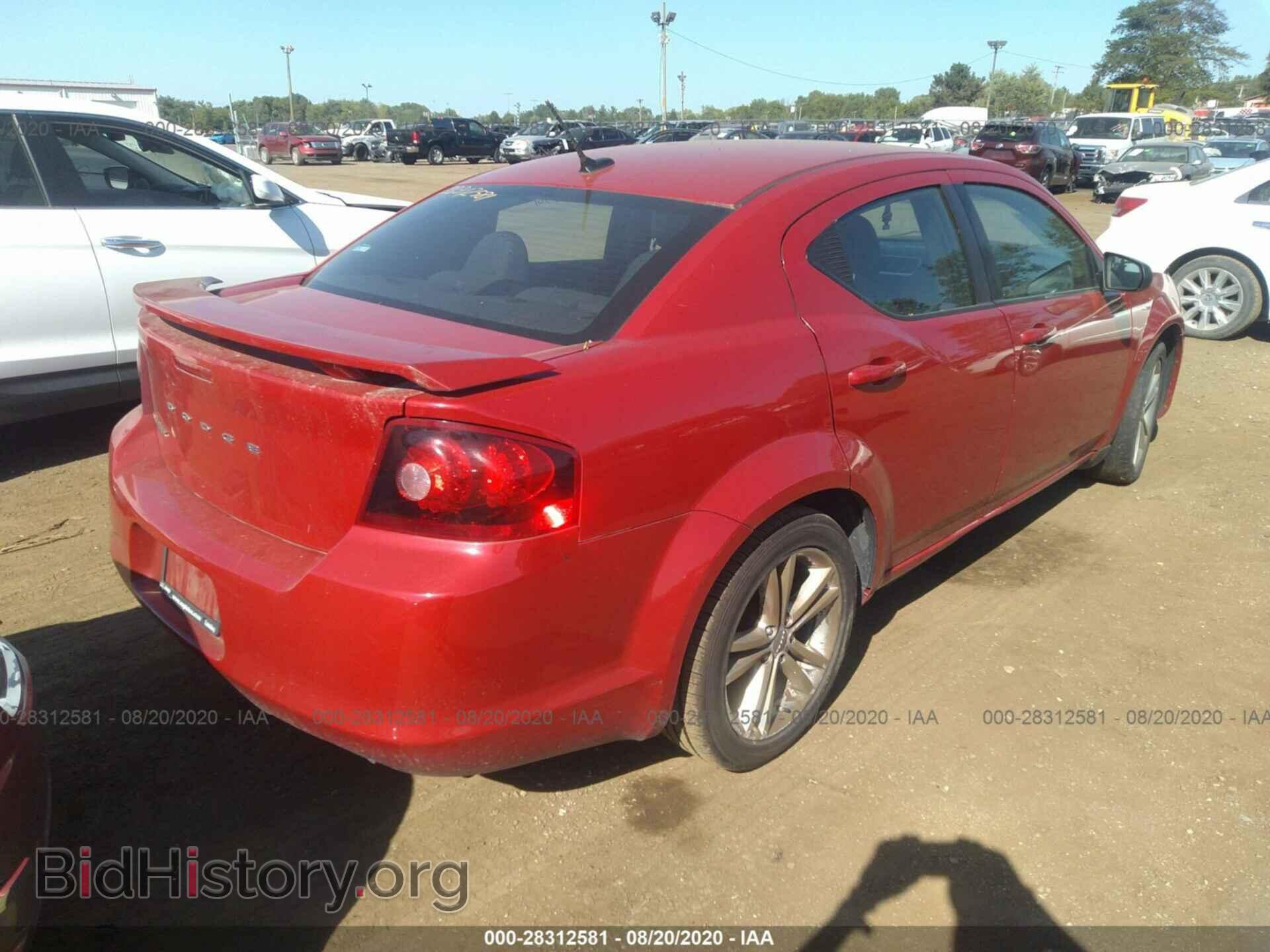 2013 DODGE AVENGER - VIN: 1C3CDZAG0DN749105 - Фото 4
