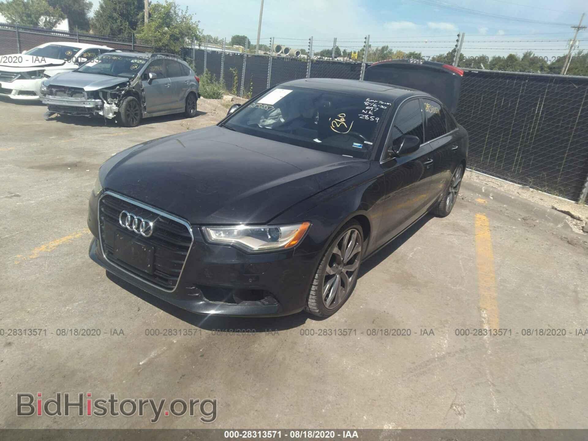2014 AUDI A6 - VIN: WAUDFAFC2EN152859 - Фото 2