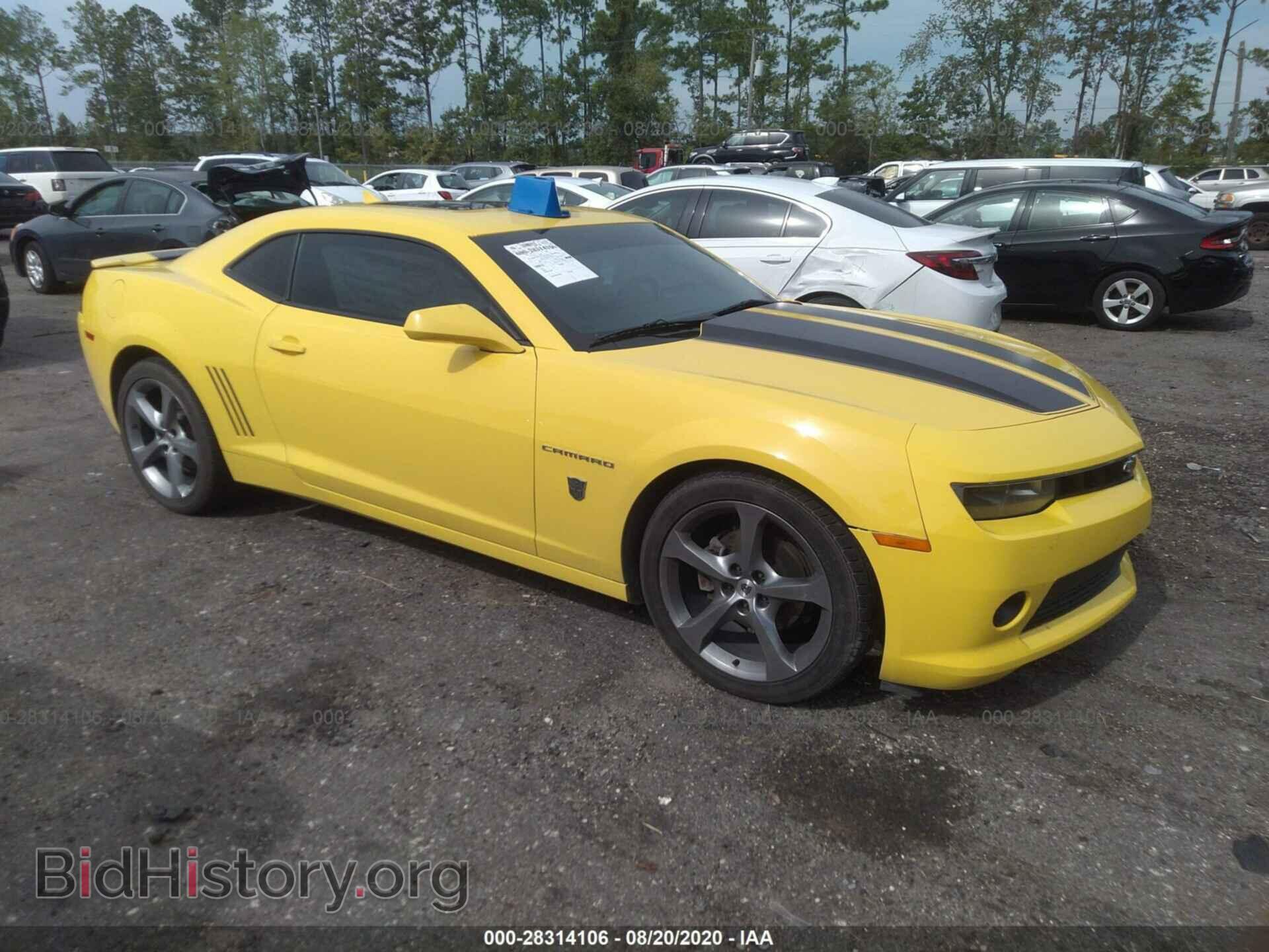 Photo 2G1FB1E35E9310051 - CHEVROLET CAMARO 2014