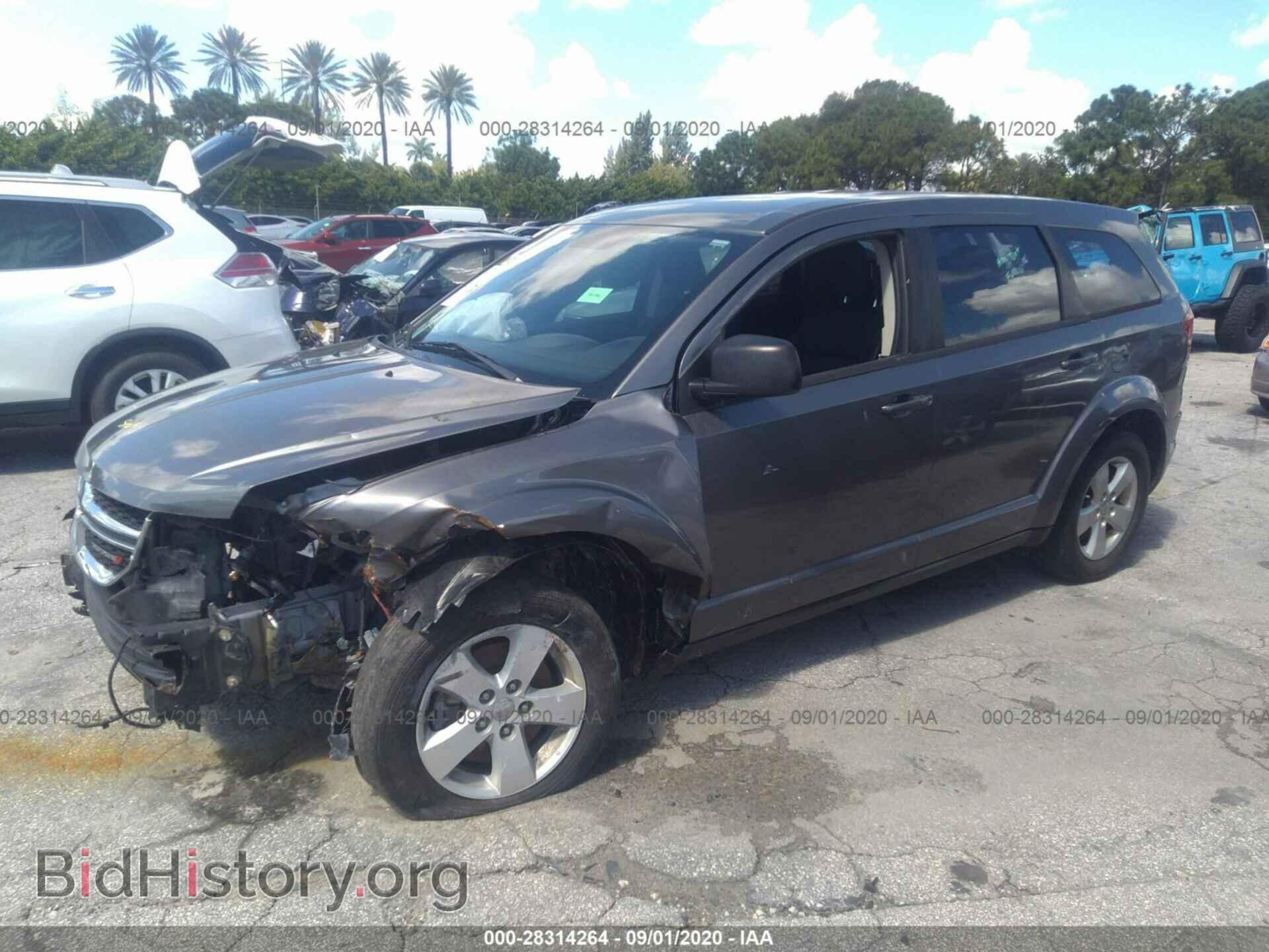 2013 DODGE JOURNEY - VIN: 3C4PDCAB3DT501915 - Фото 2