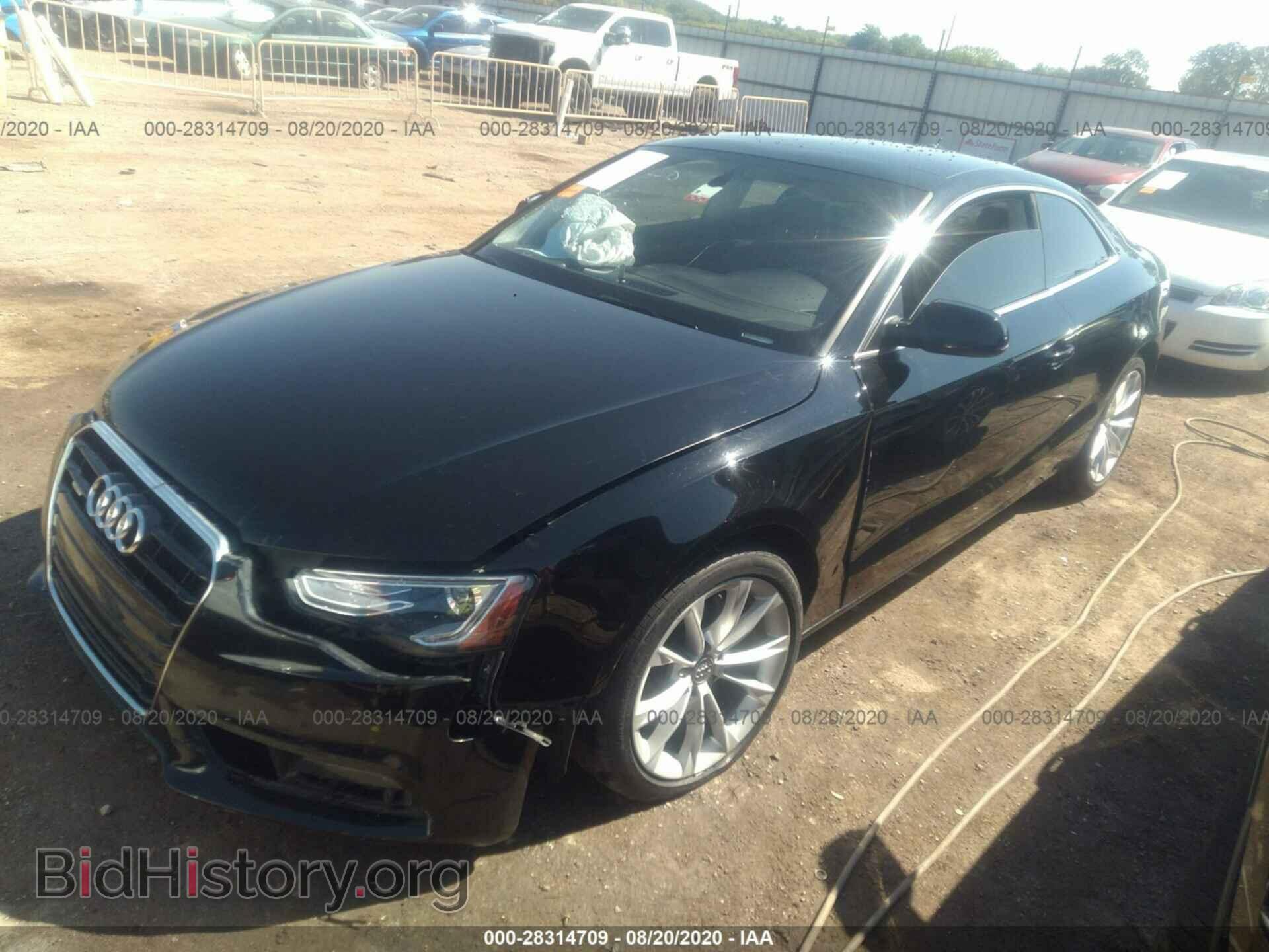 2013 AUDI A5 - VIN: WAULFAFR0DA059957 - Фото 2