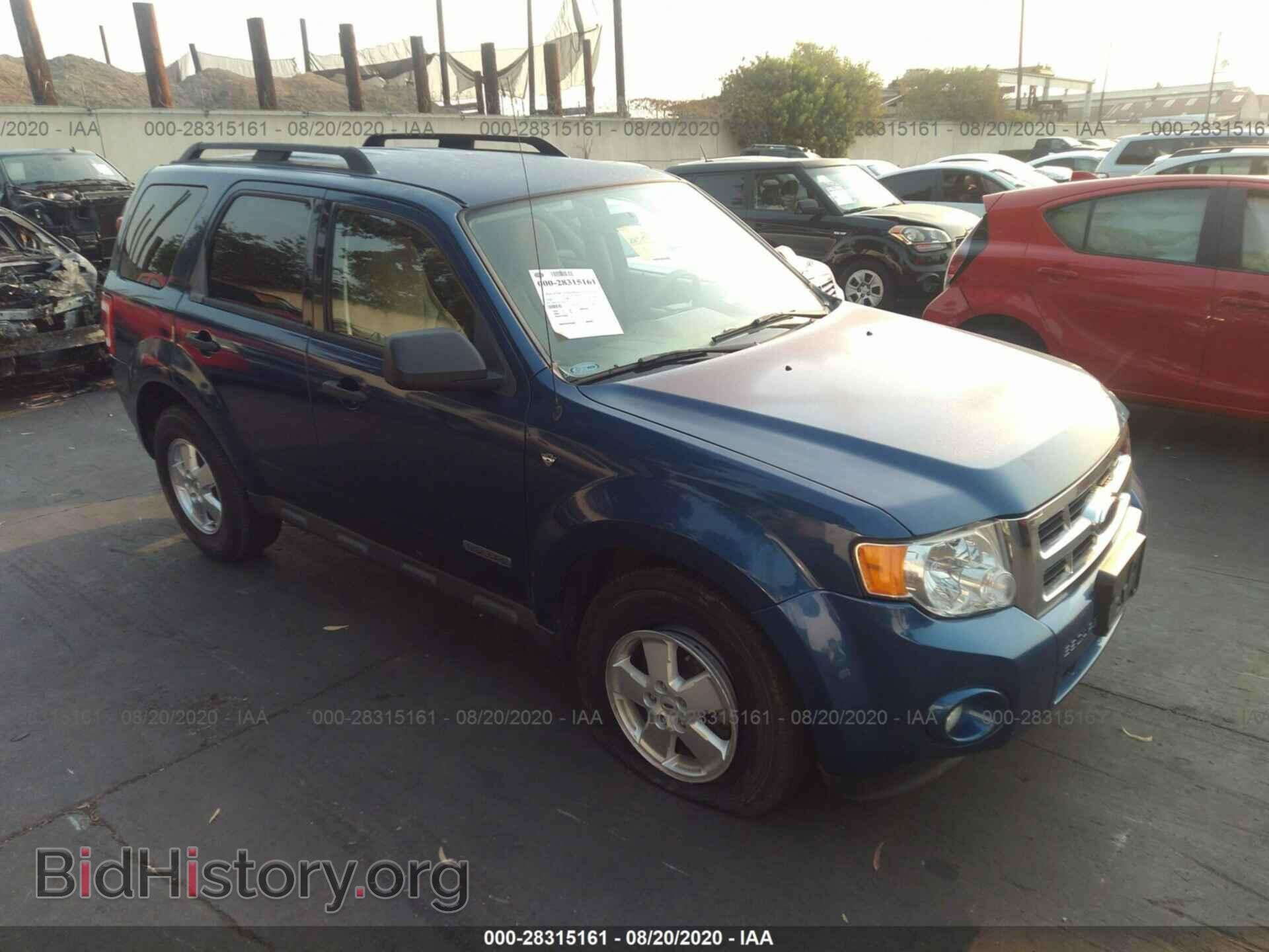 Фотография 1FMCU03128KE53277 - FORD ESCAPE 2008