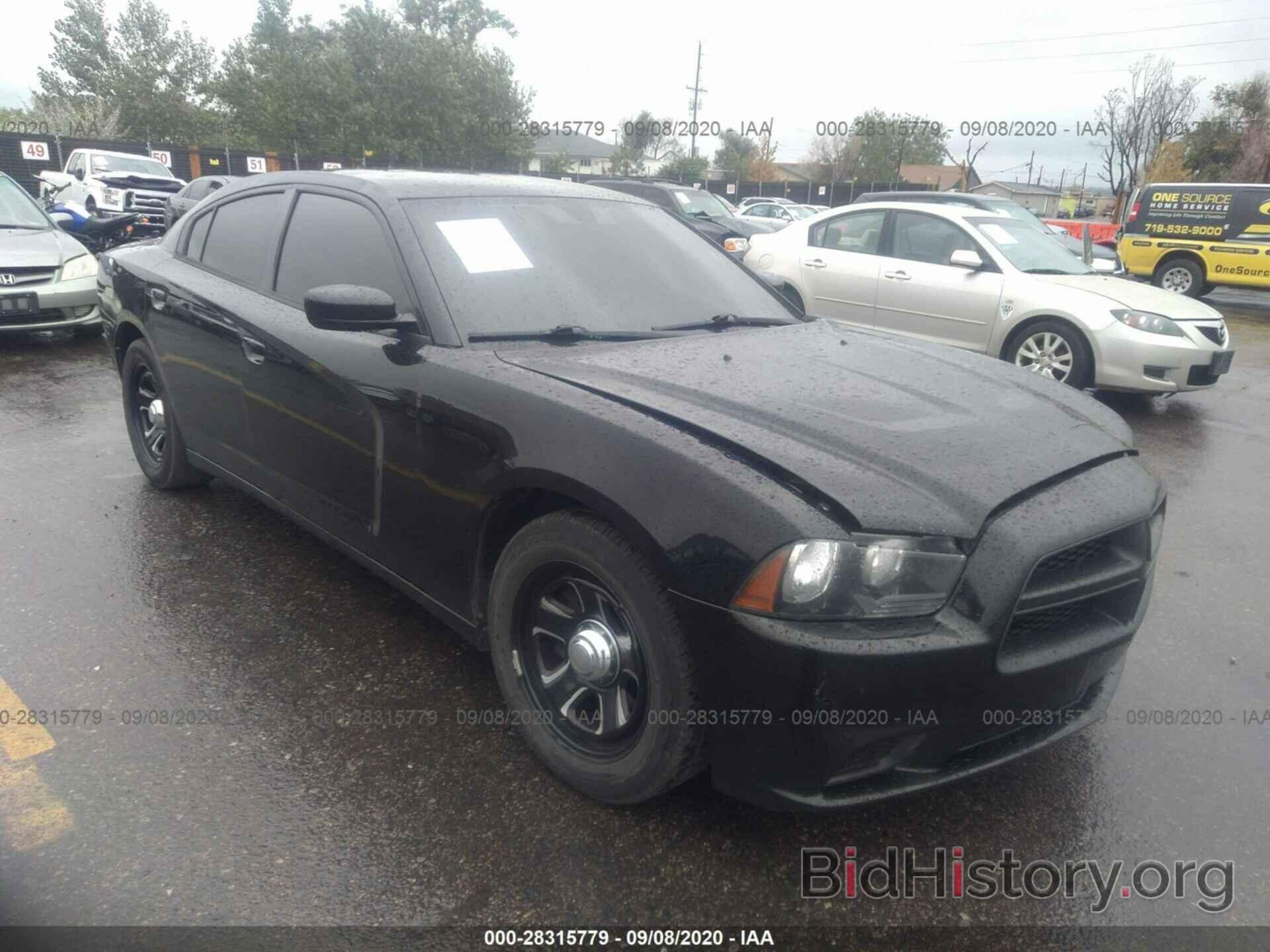 Photo 2C3CDXAT9DH721121 - DODGE CHARGER 2013