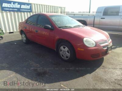 2005 Dodge NEON SE, красный — VIN 1B3ES26CX5D239117, IAAI