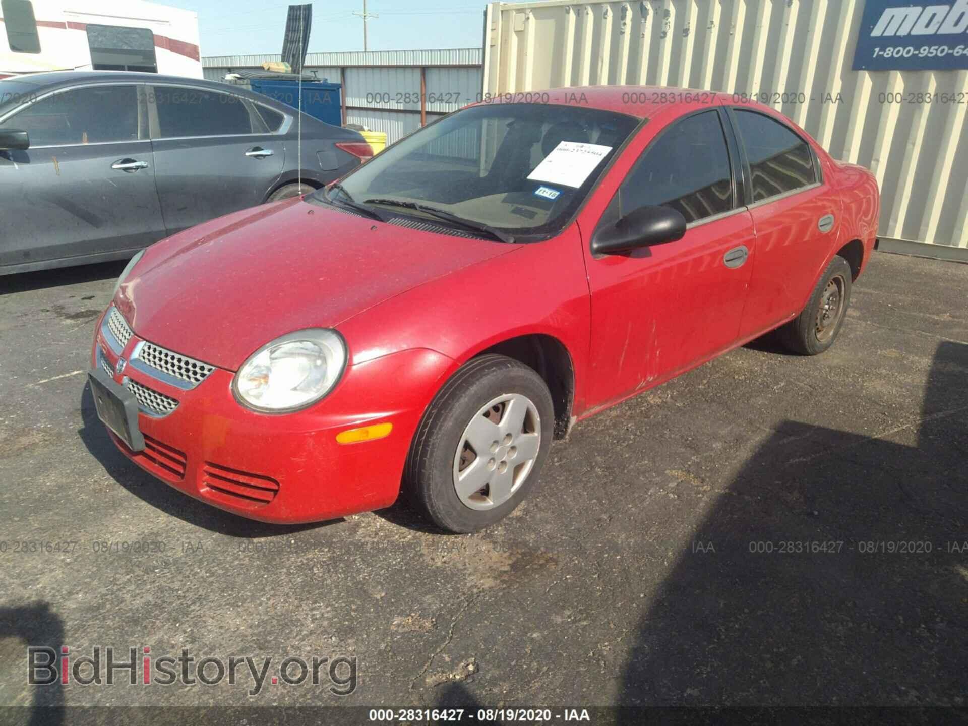 2005 DODGE NEON - VIN: 1B3ES26CX5D239117 - Фото 2