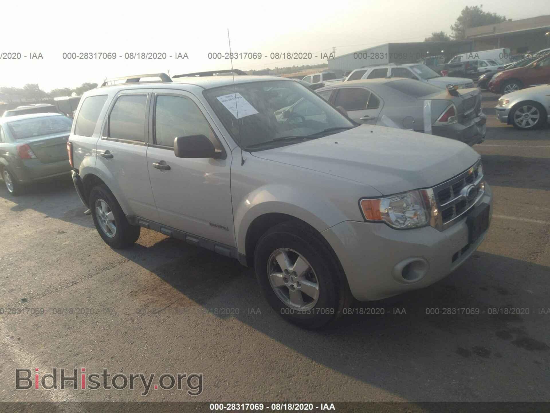 Фотография 1FMCU92Z28KD15833 - FORD ESCAPE 2008