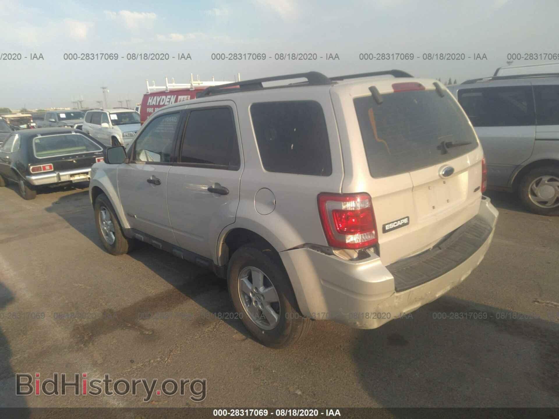 2008 FORD ESCAPE - VIN: 1FMCU92Z28KD15833 - Photo 3