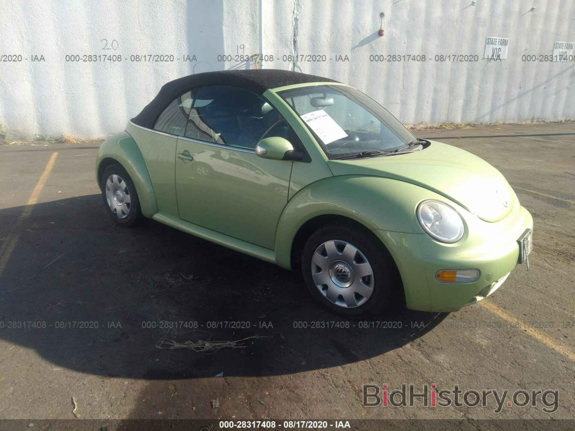 Photo 3VWCM31YX4M323382 - VOLKSWAGEN NEW BEETLE CONVERTIBLE 2004