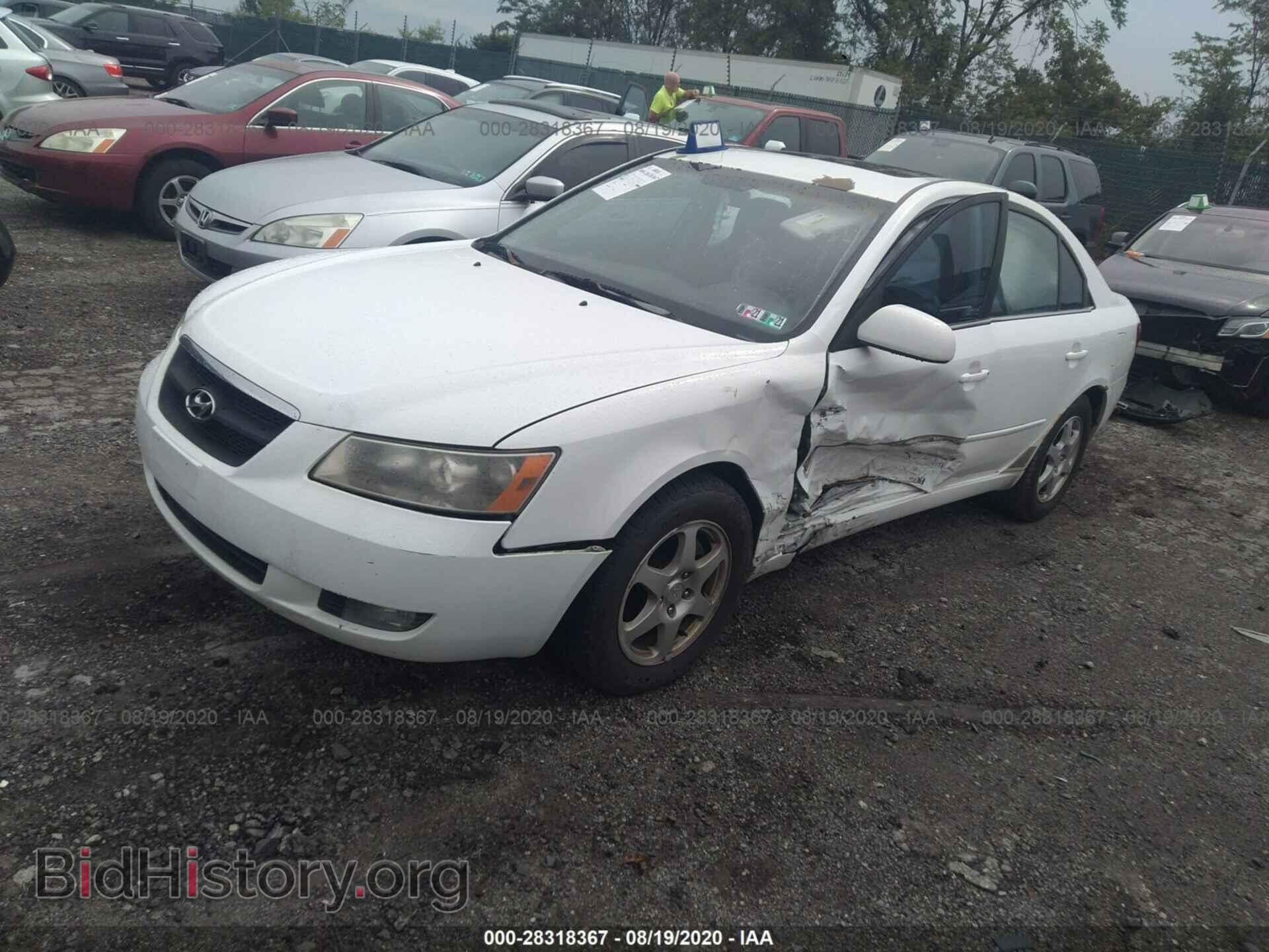 2006 HYUNDAI SONATA - VIN: 5NPEU46C76H080864 - Фото 2