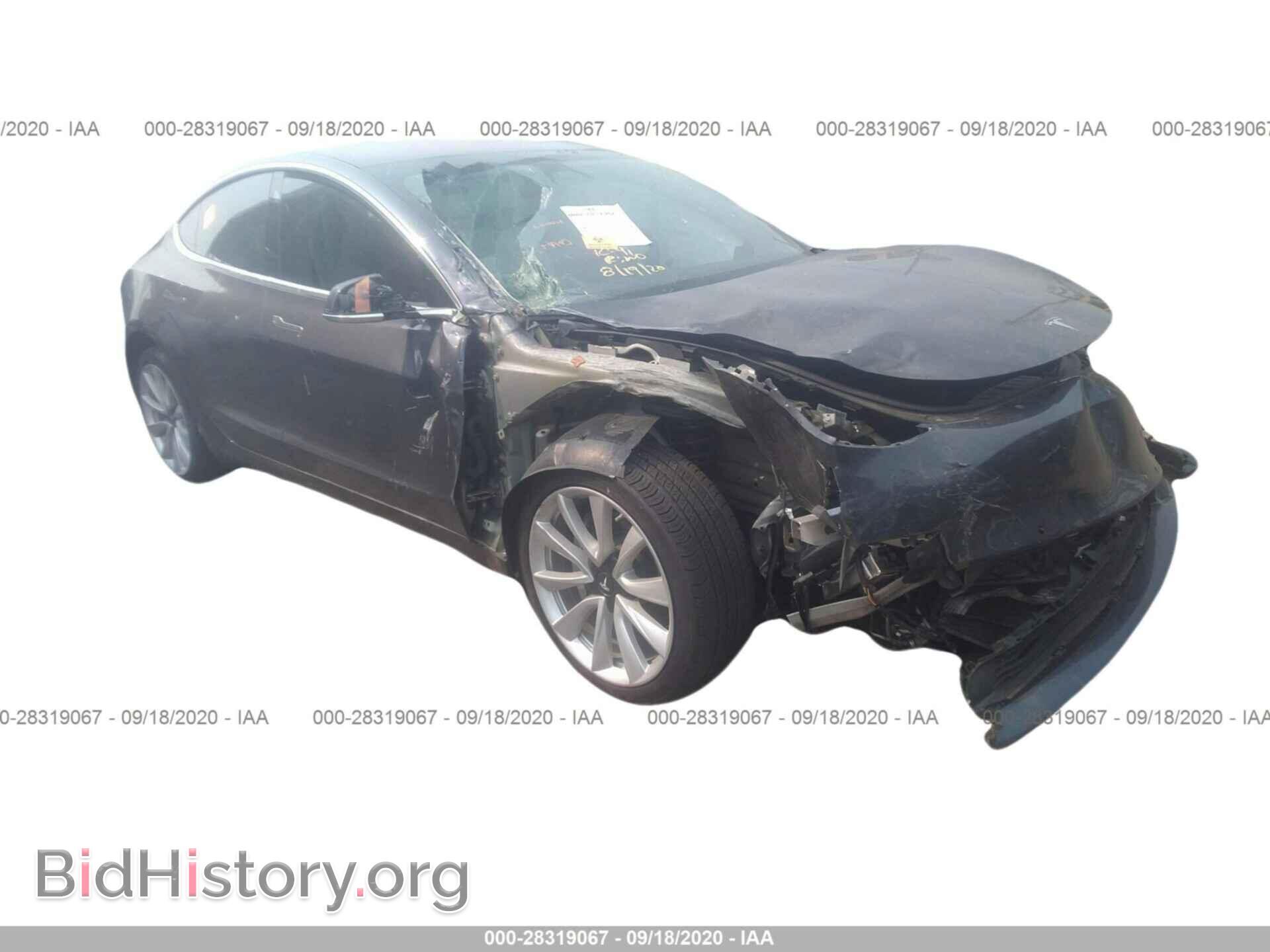 Photo 5YJ3E1EA2JF178310 - TESLA MODEL 3 2018