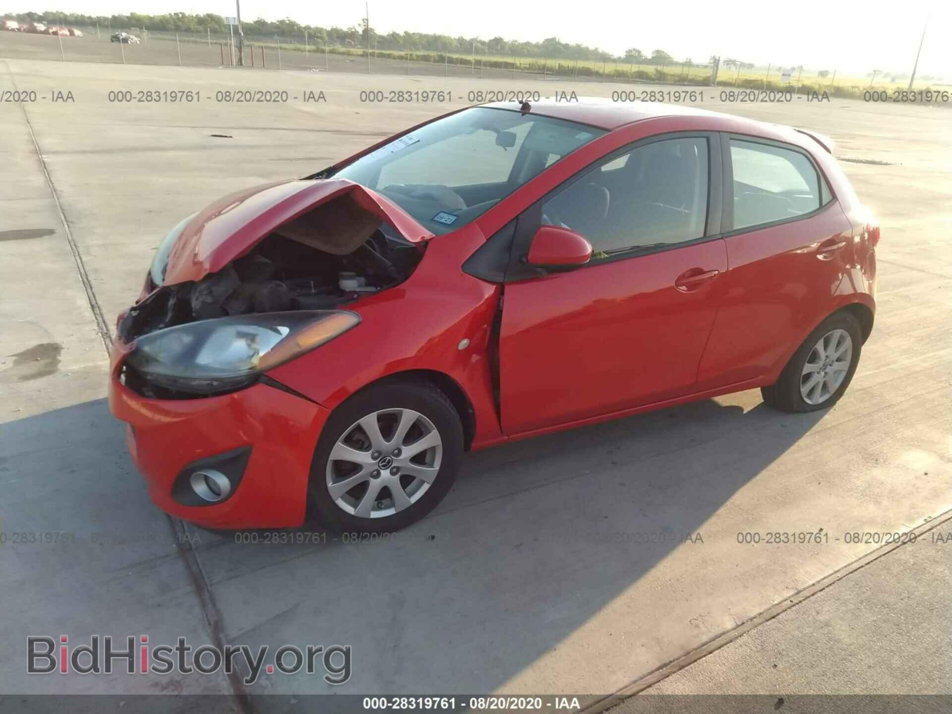 2013 MAZDA MAZDA2 - VIN: JM1DE1LY6D0160240 - Фото 2