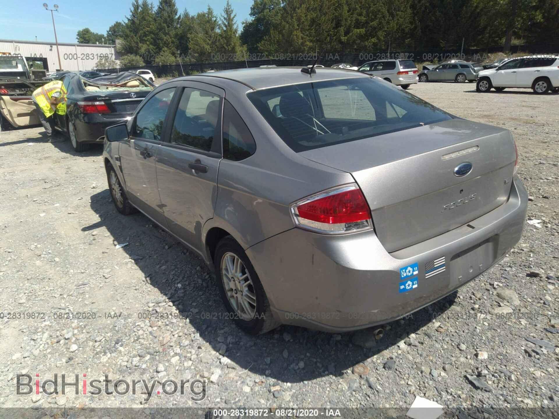 2008 FORD FOCUS - VIN: 1FAHP35N68W181754 - Фото 3