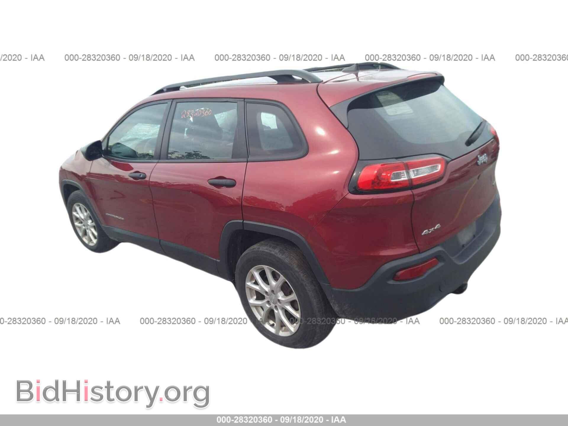 2016 JEEP CHEROKEE - VIN: 1C4PJMAB2GW118089 - Фото 3