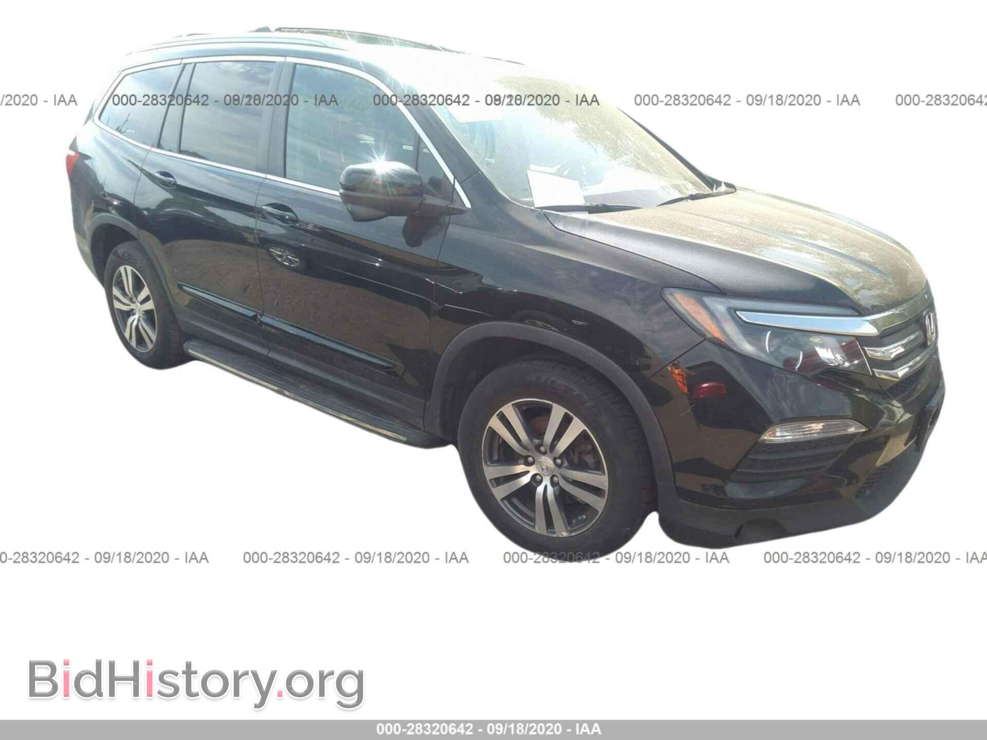 Фотография 5FNYF6H80GB010859 - HONDA PILOT 2016