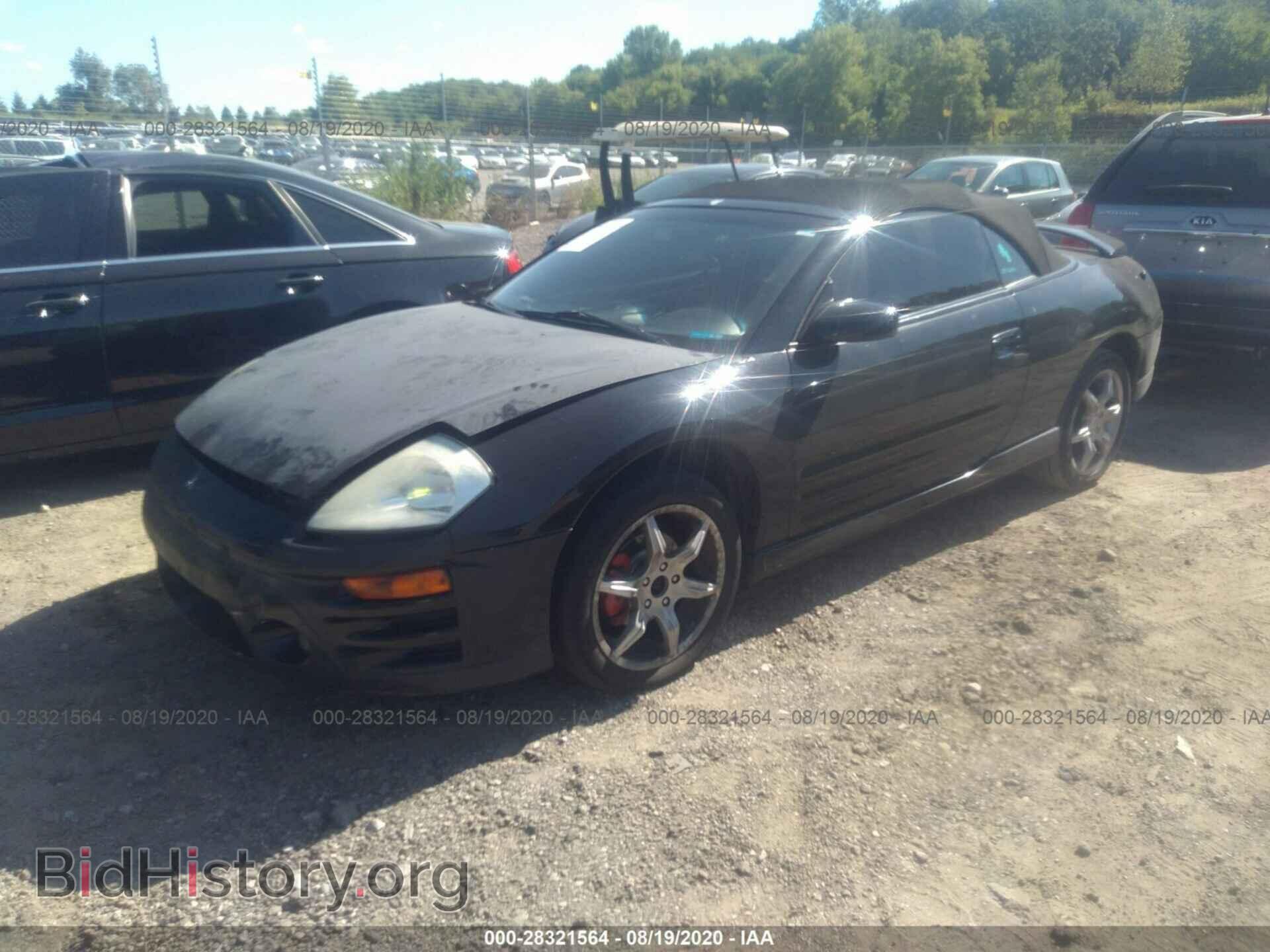 2003 MITSUBISHI ECLIPSE - VIN: 4A3AE75H63E197886 - Photo 2