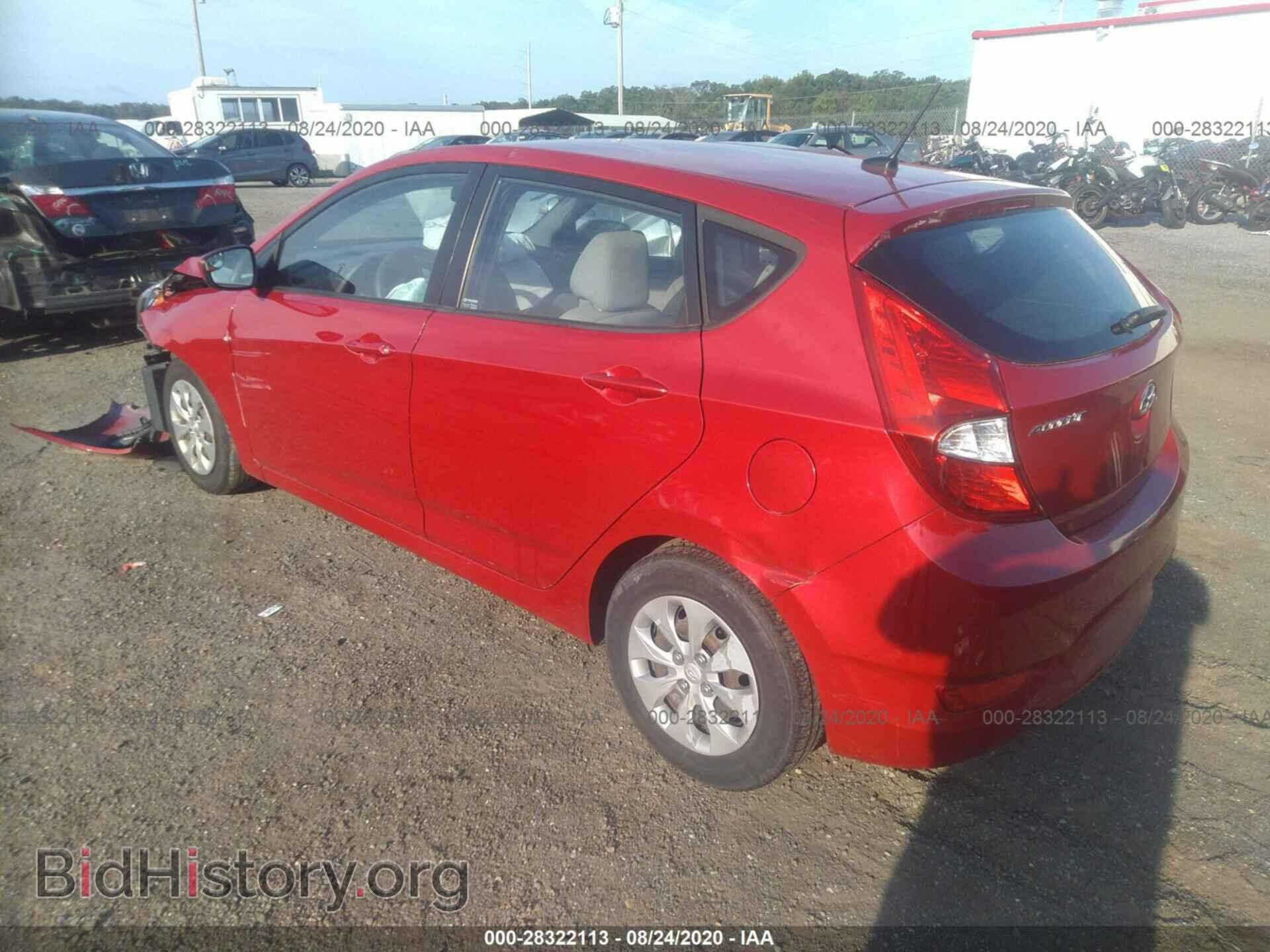 2016 HYUNDAI ACCENT - VIN: KMHCT5AE8GU242349 - Фото 3