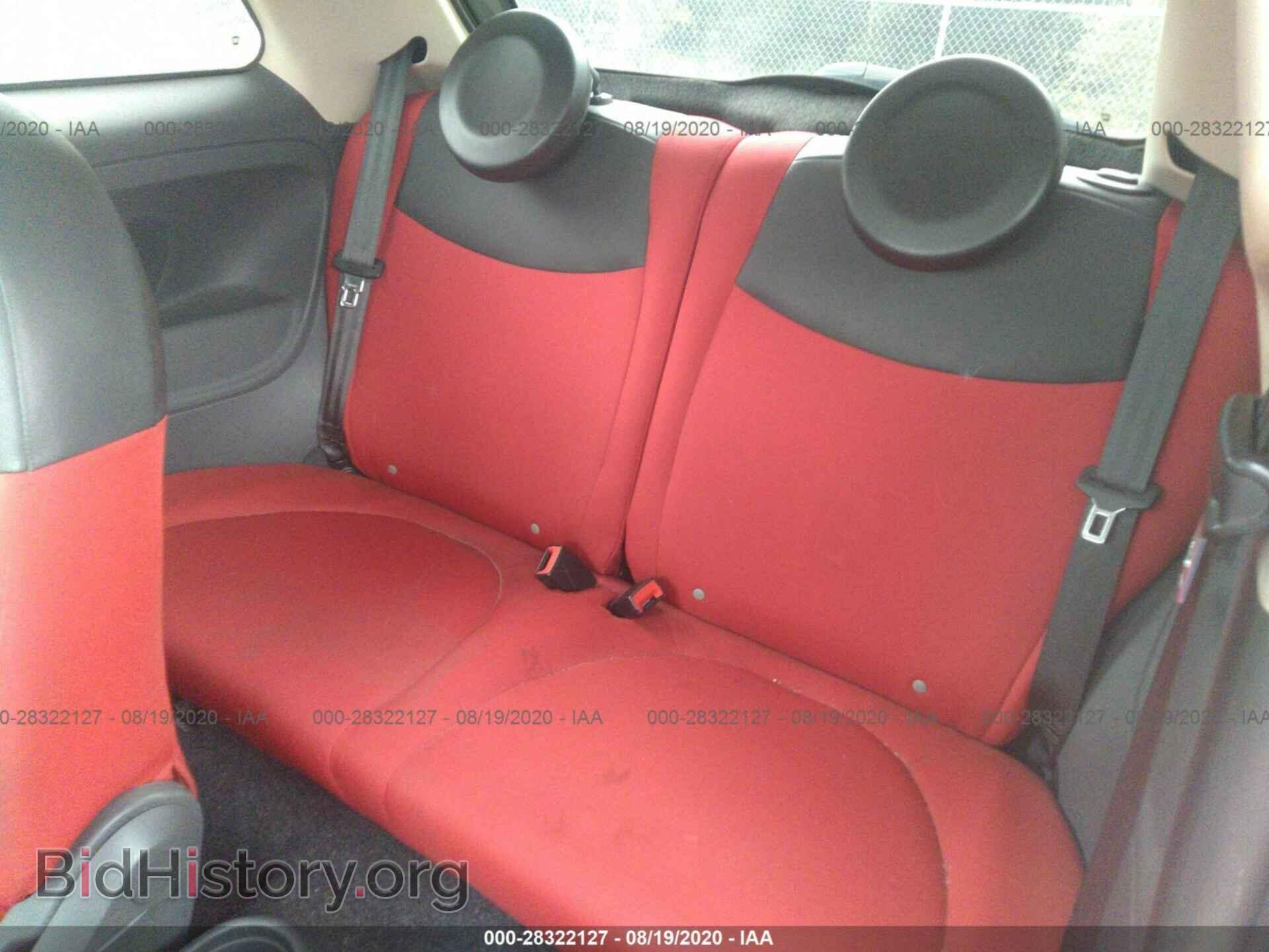 2012 FIAT 500 - VIN: 3C3CFFAR3CT237900 - Фото 8