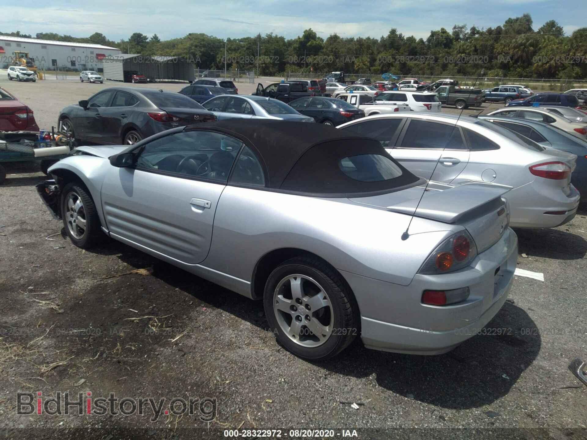 2003 MITSUBISHI ECLIPSE - VIN: 4A3AE45G33E010027 - Фото 3