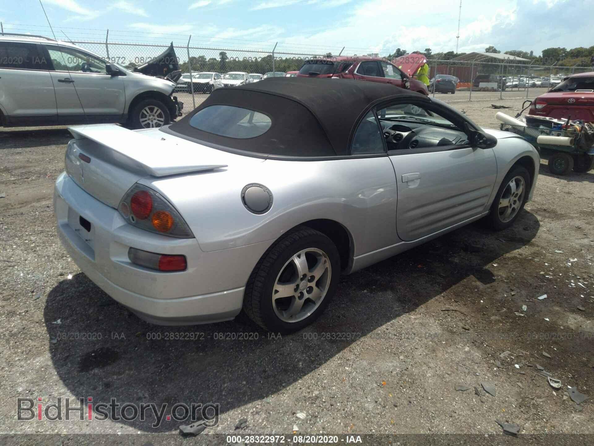 2003 MITSUBISHI ECLIPSE - VIN: 4A3AE45G33E010027 - Фото 4