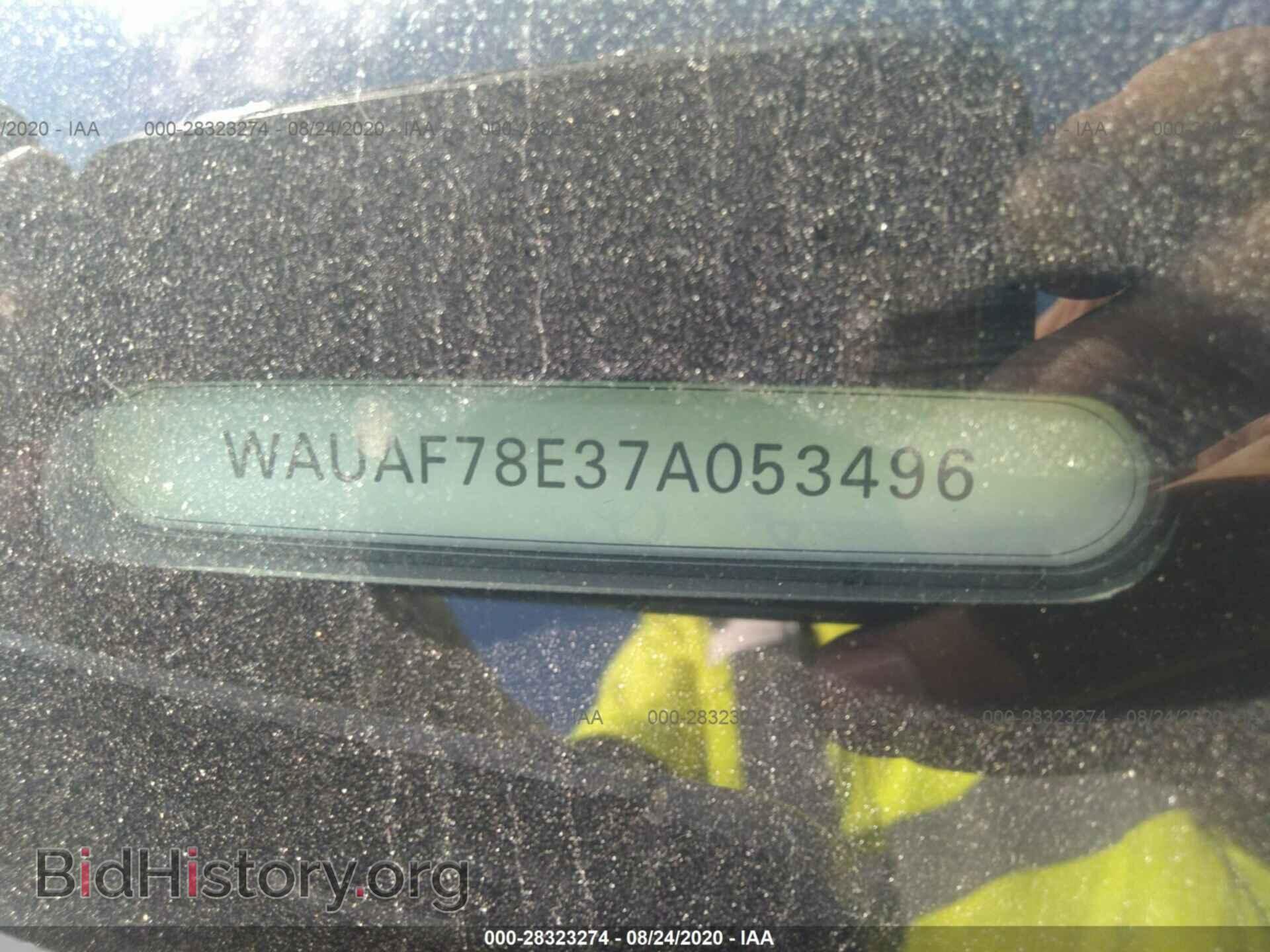 2007 AUDI A4 - VIN: WAUAF78E37A053496 - Photo 9