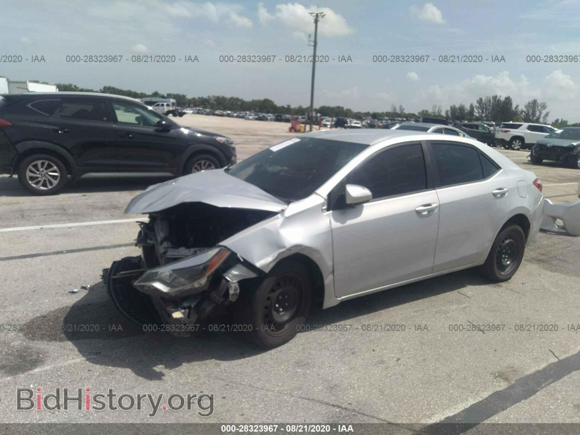 2014 TOYOTA COROLLA - VIN: 2T1BURHEXEC205890 - Фото 2