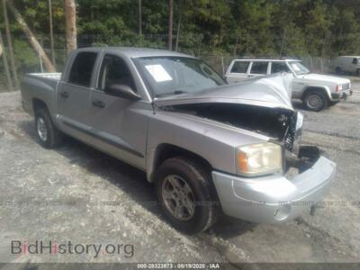 2006 Dodge DAKOTA SLT, gray — VIN 1D7HE48K56S710564, IAAI