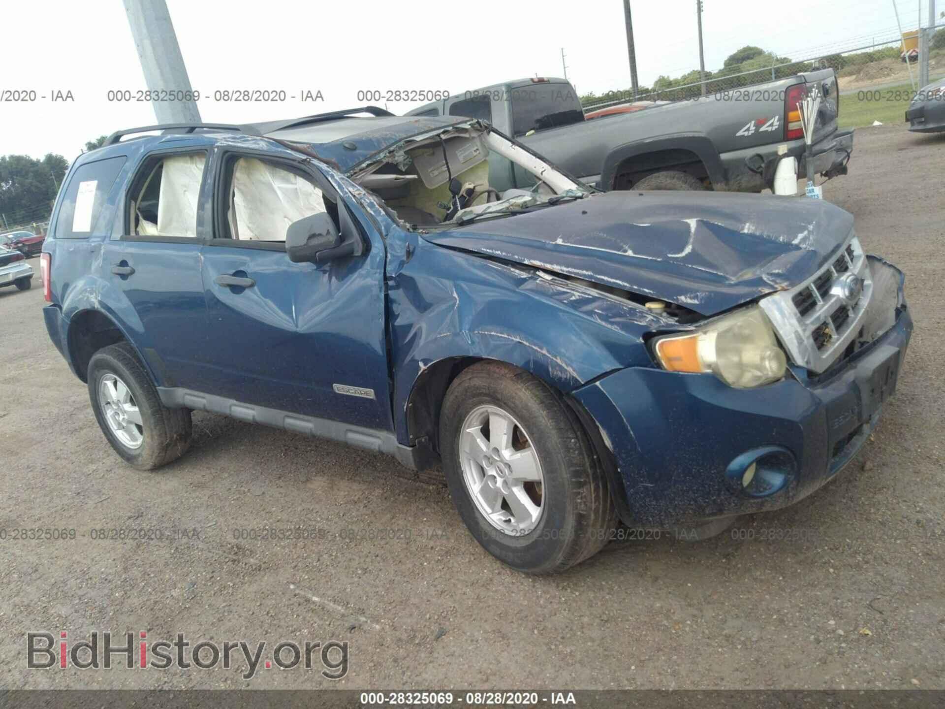 Photo 1FMCU03Z68KC25109 - FORD ESCAPE 2008