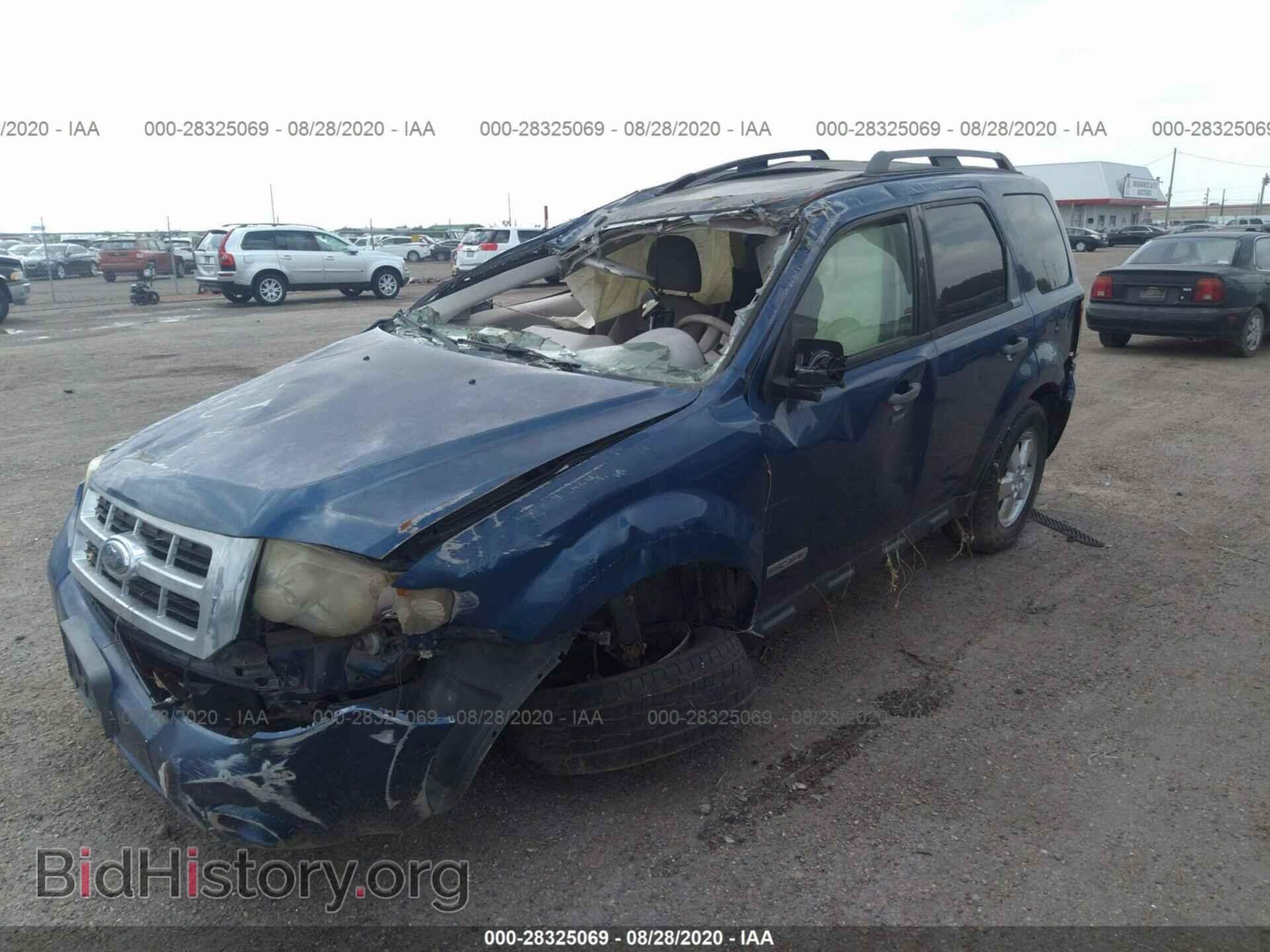 2008 FORD ESCAPE - VIN: 1FMCU03Z68KC25109 - Фото 2