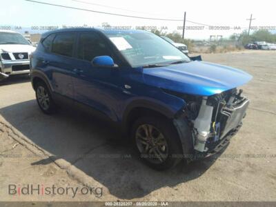2021 Kia SELTOS LX, blue — VIN KNDEPCAA5M7078359, IAAI