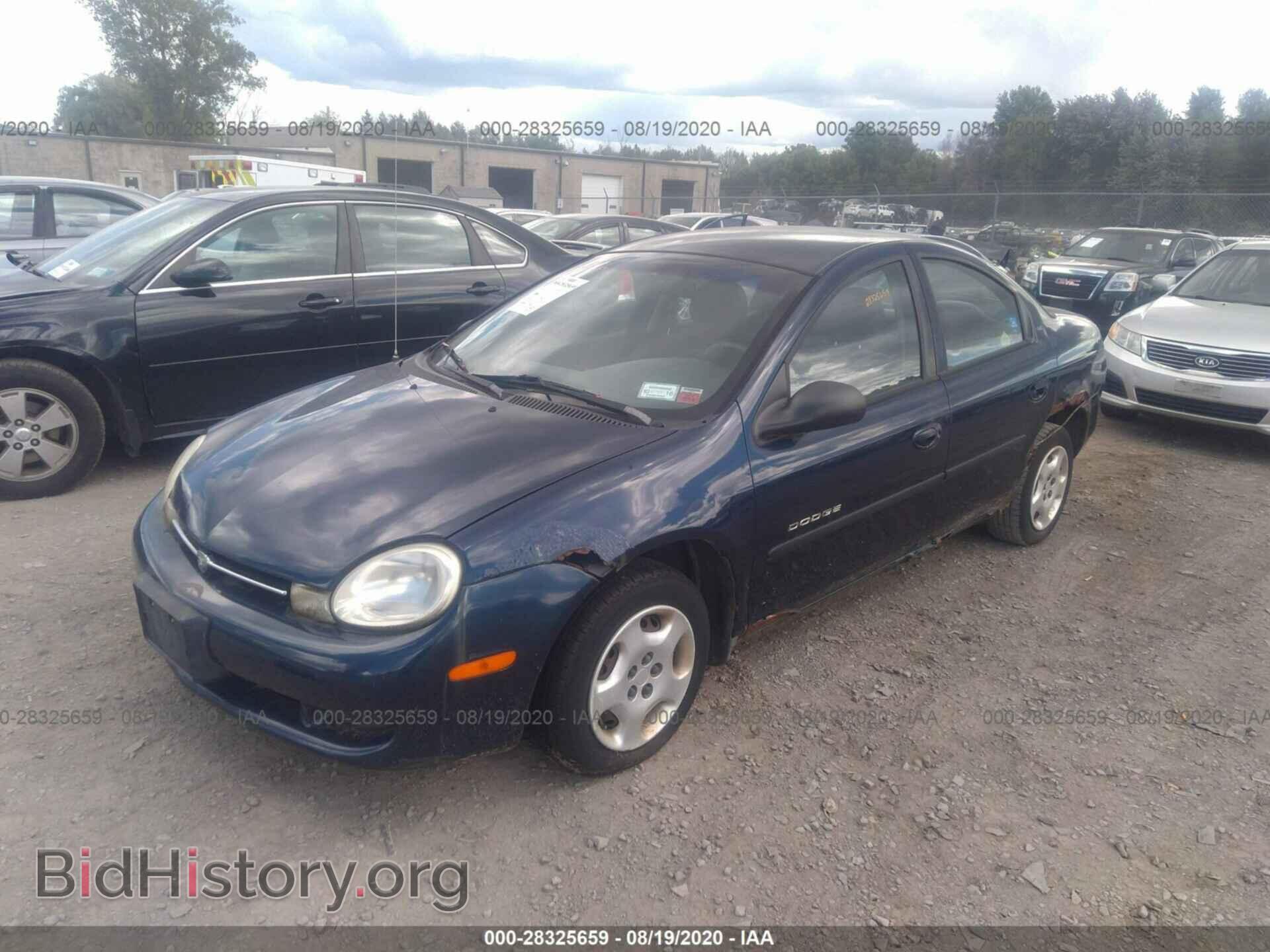 2001 DODGE NEON - VIN: 1B3ES46C91D104684 - Фото 2