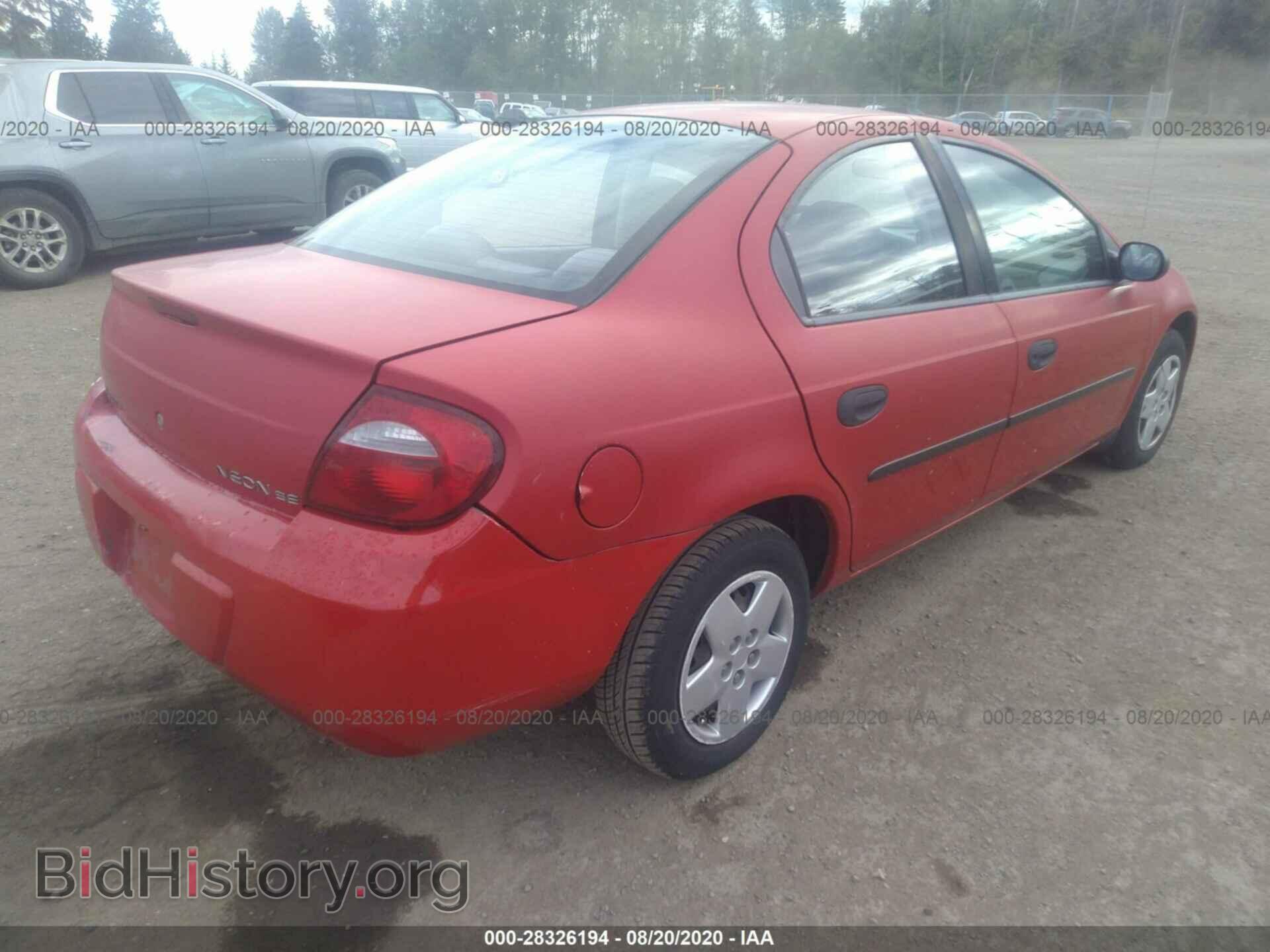 2003 DODGE NEON - VIN: 1B3ES26C03D218824 - Фото 4